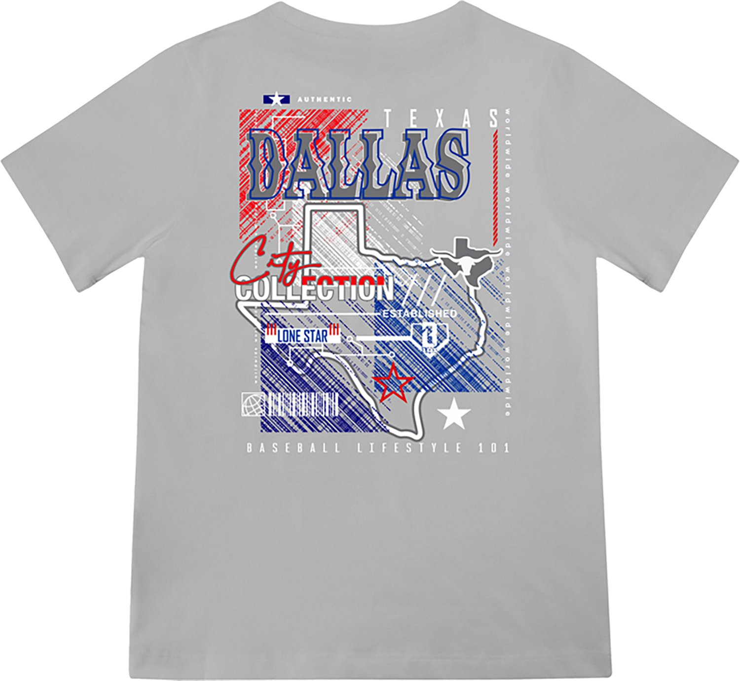 Baseball Lifestyle 101 Youth City T-shirt - view number 2