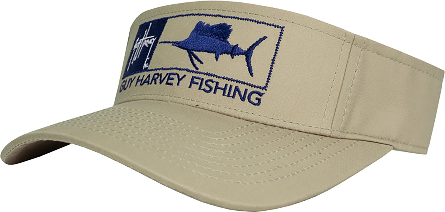 Guy Harvey Adults' Embroidered Sail Performance Visor - view number 2