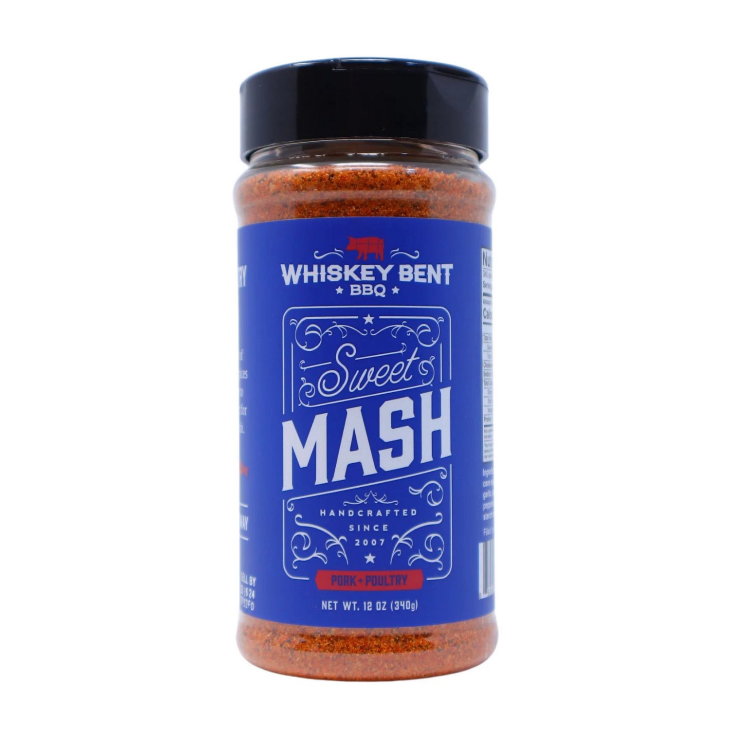 Whiskey Bent BBQ 12 oz Sweet Mash Rub                                                                                            - view number 1