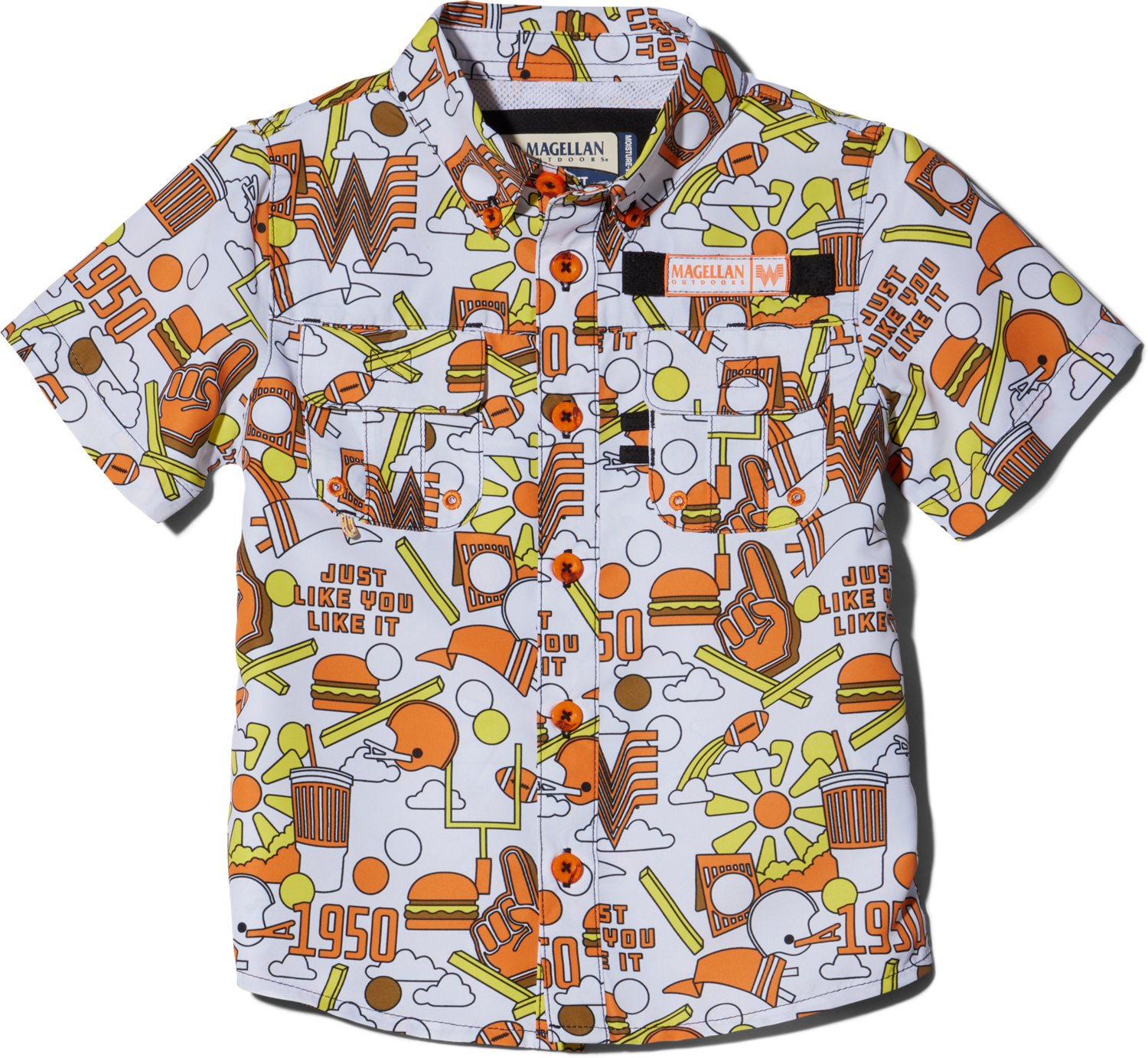 Magellan Outdoors Whataburger Boys' Toddler Laguna Madre Happy Crazy Fun Fishing Shirt - view number 5