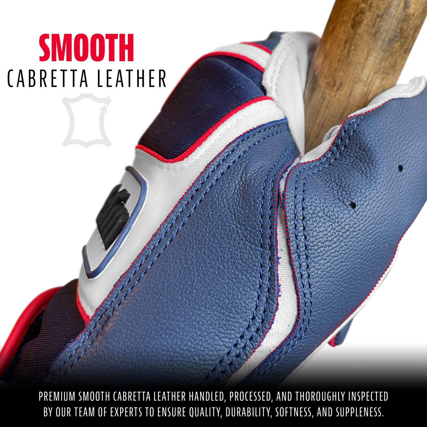 Franklin Adults' Powerstrap Batting Gloves - view number 2