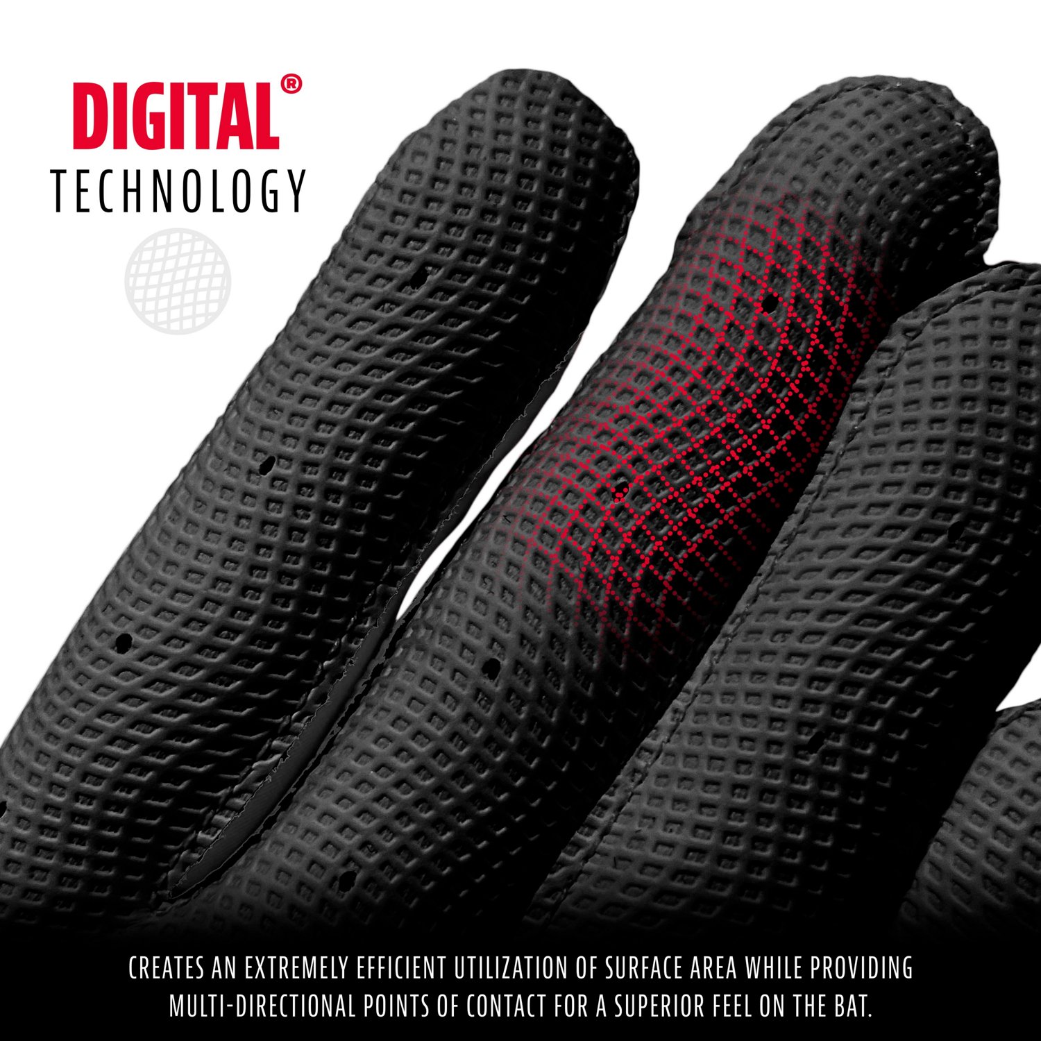 Franklin Adults' 2nd-Skinz Batting Gloves - view number 2