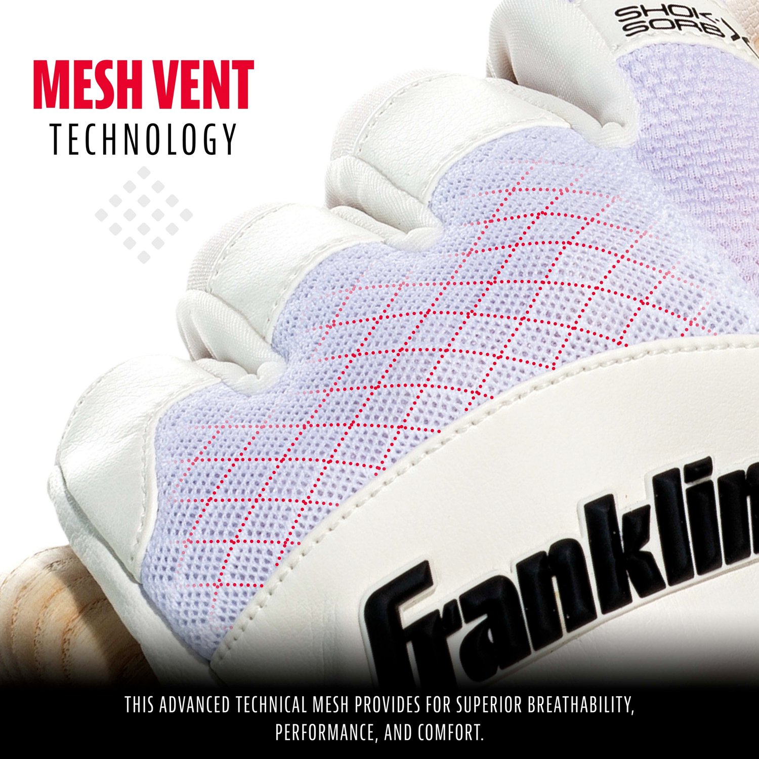 Franklin Men's SHOK-SORB X Batting Gloves - view number 4