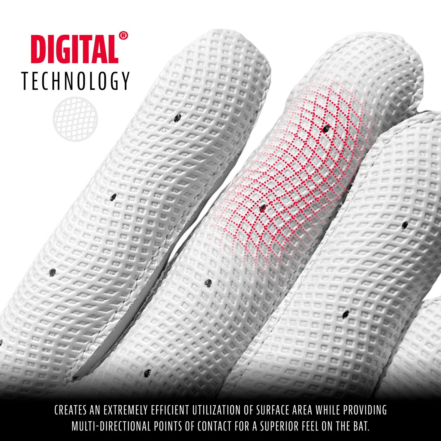 Franklin Adults' 2nd-Skinz Batting Gloves - view number 2