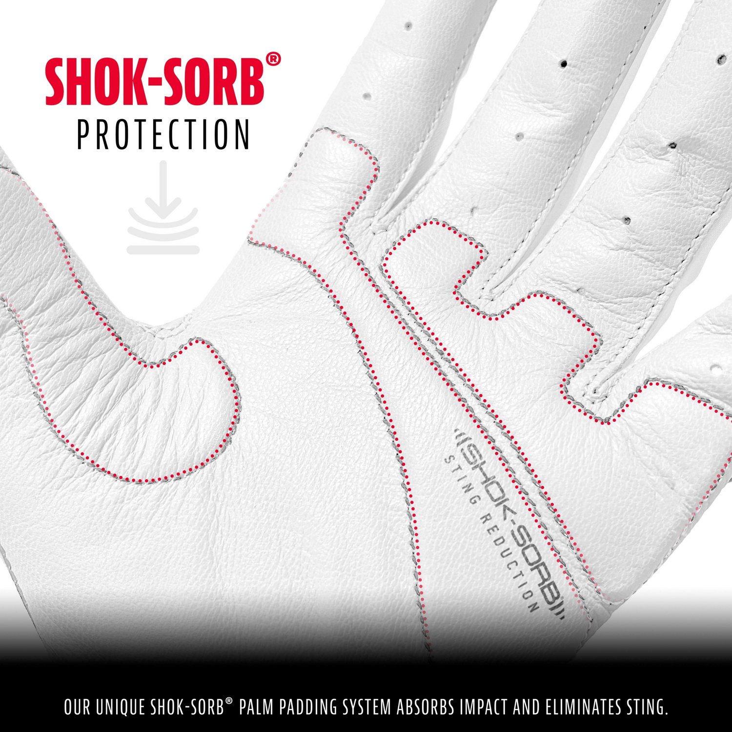 Franklin Shok-Sorb X MLB Batting Gloves - view number 3