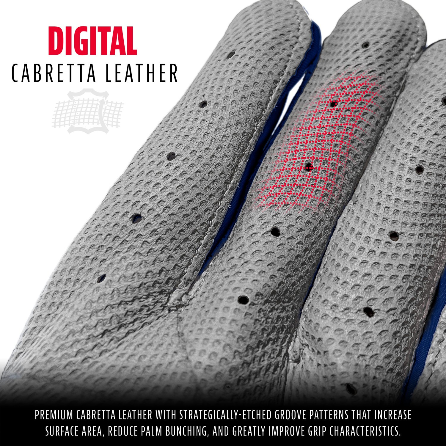 Franklin Men's CFX® Pro Batting Gloves                                                                                          - view number 2