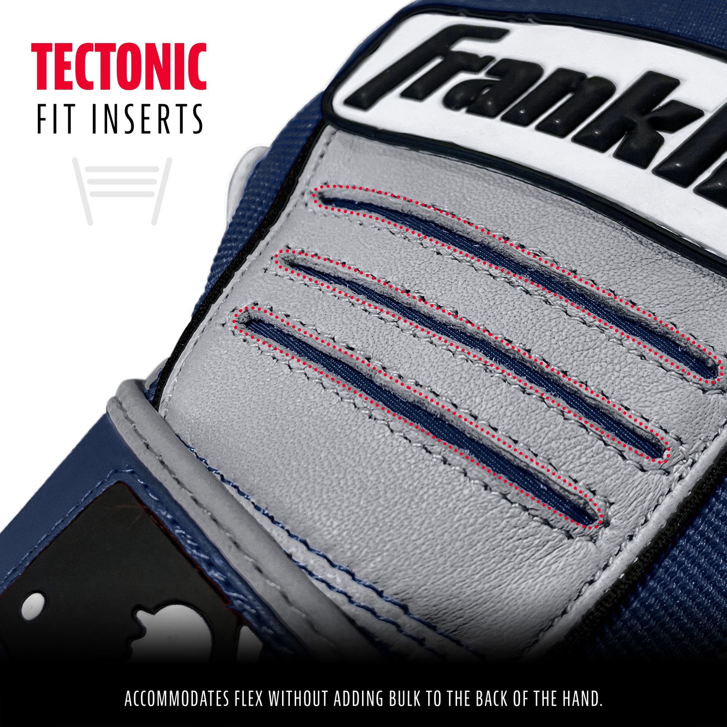 Franklin Men's CFX® Pro Batting Gloves                                                                                          - view number 3