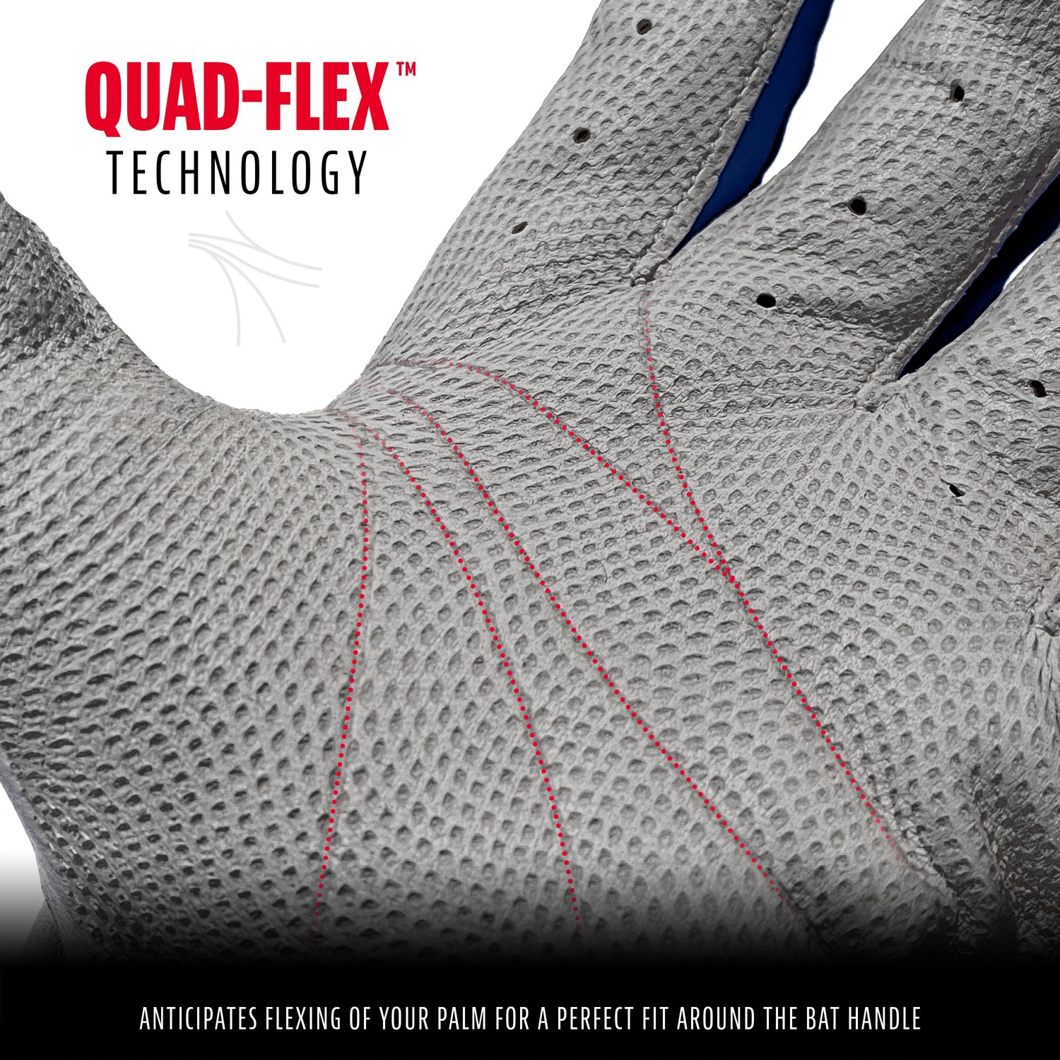 Franklin Men's CFX® Pro Batting Gloves                                                                                          - view number 4