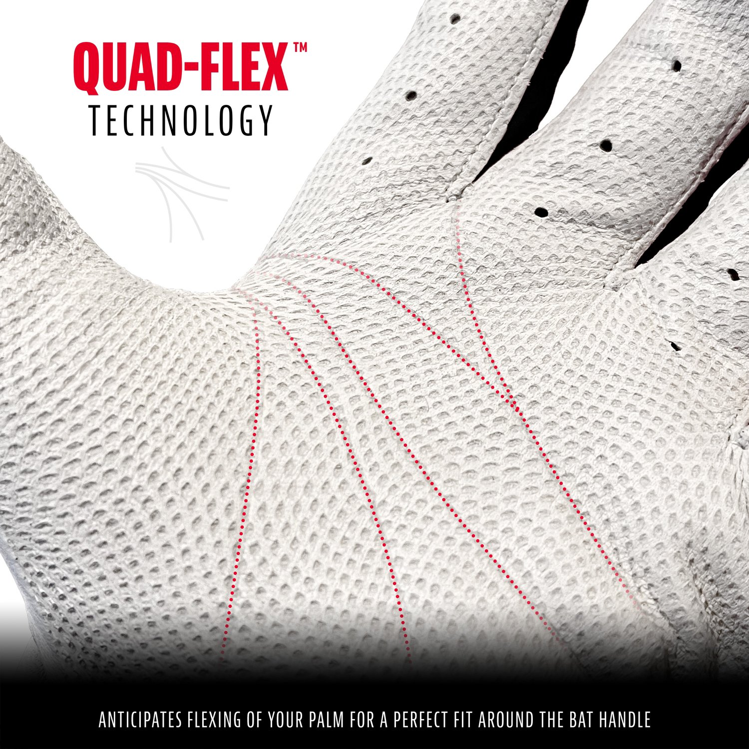 Franklin Men's CFX® Pro Batting Gloves                                                                                          - view number 4