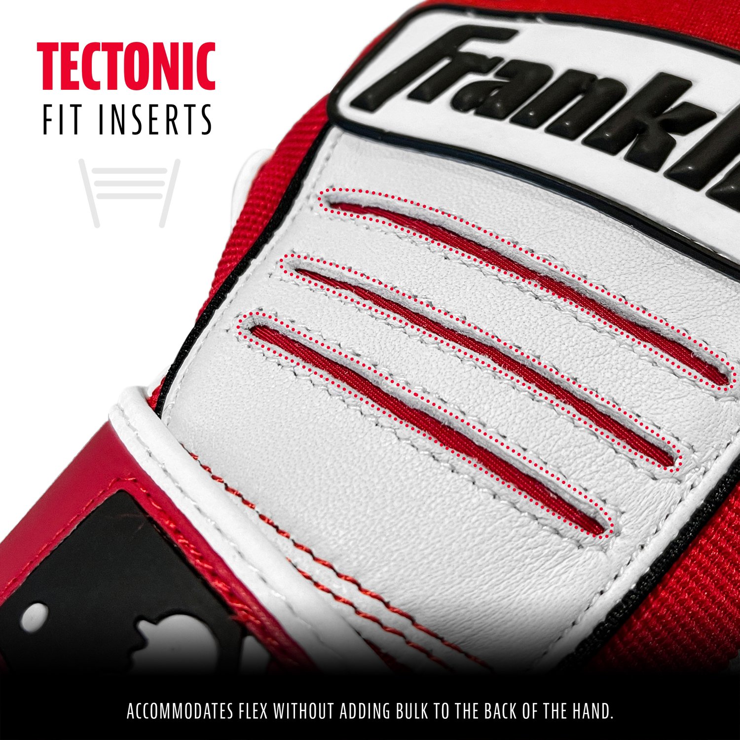 Franklin Men's CFX® Pro Batting Gloves                                                                                          - view number 3