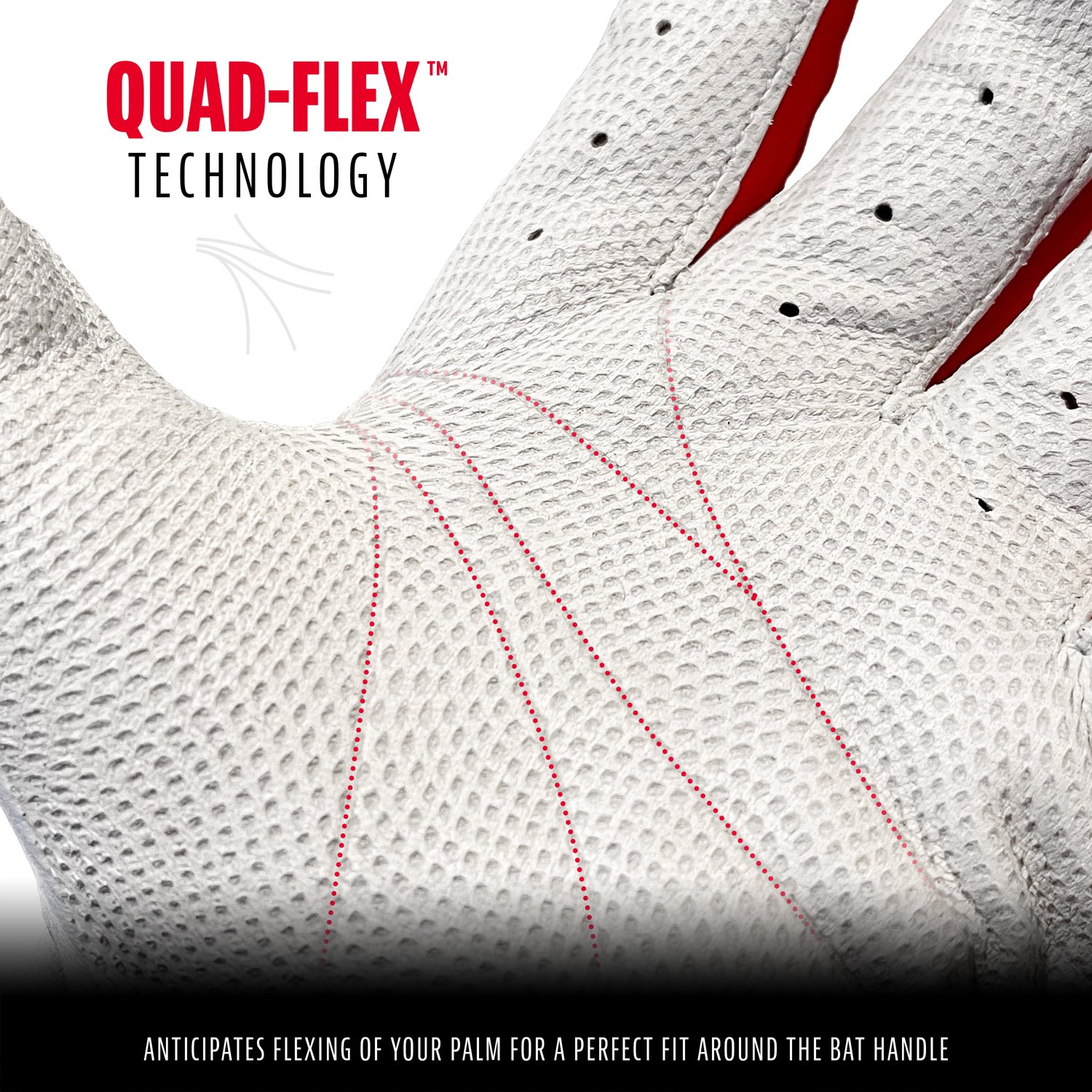 Franklin Men's CFX® Pro Batting Gloves                                                                                          - view number 4