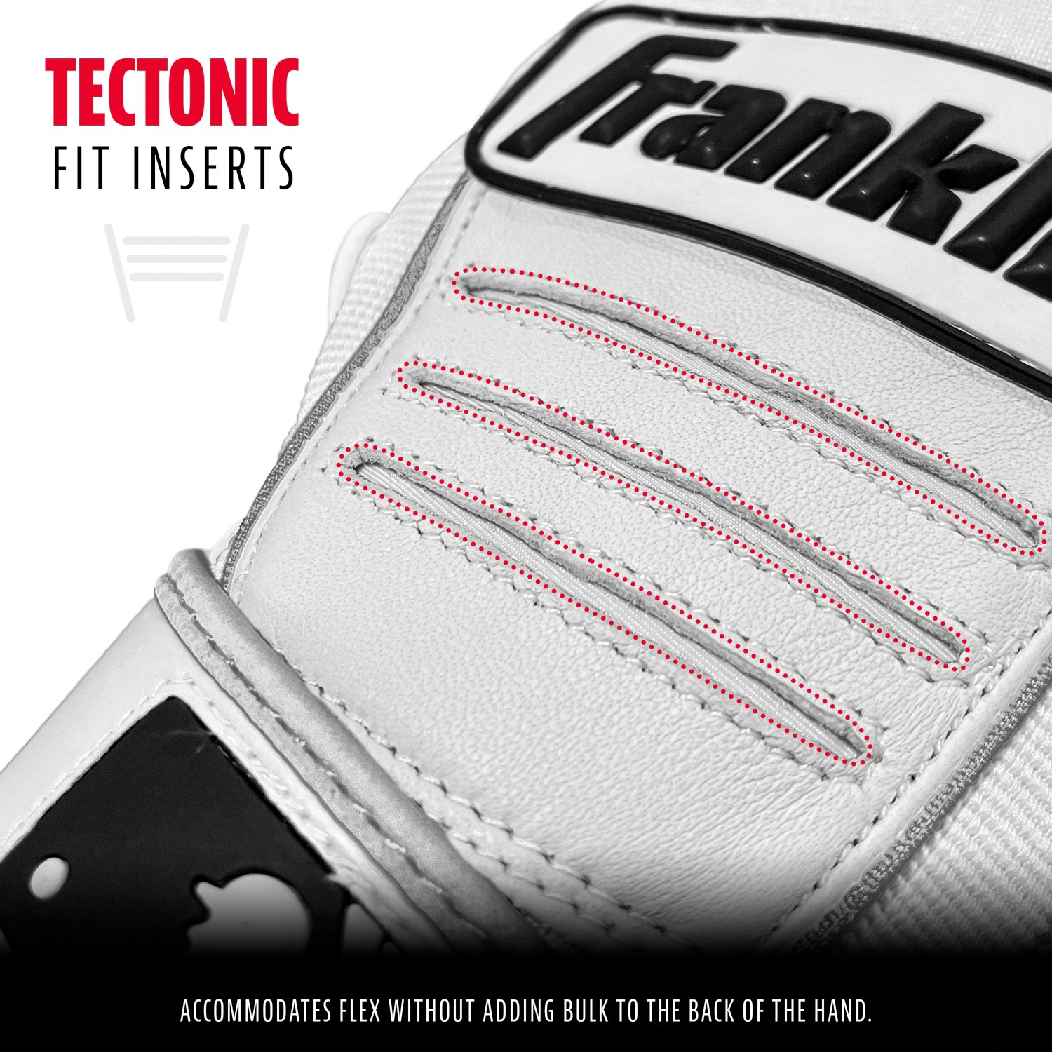 Franklin Adults' CFX Pro Batting Gloves                                                                                          - view number 3