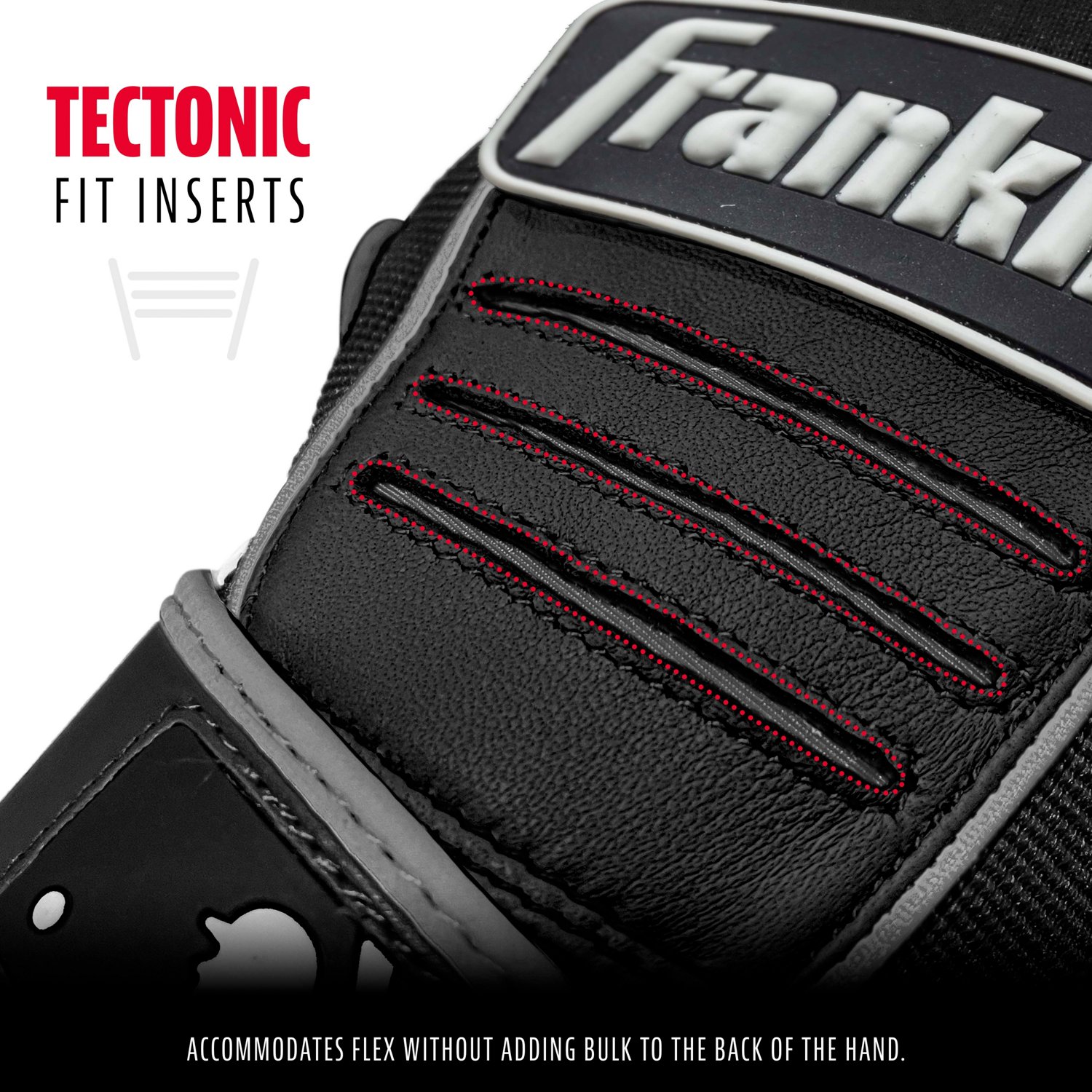 Franklin Youth CFX Pro Batting Gloves                                                                                            - view number 3