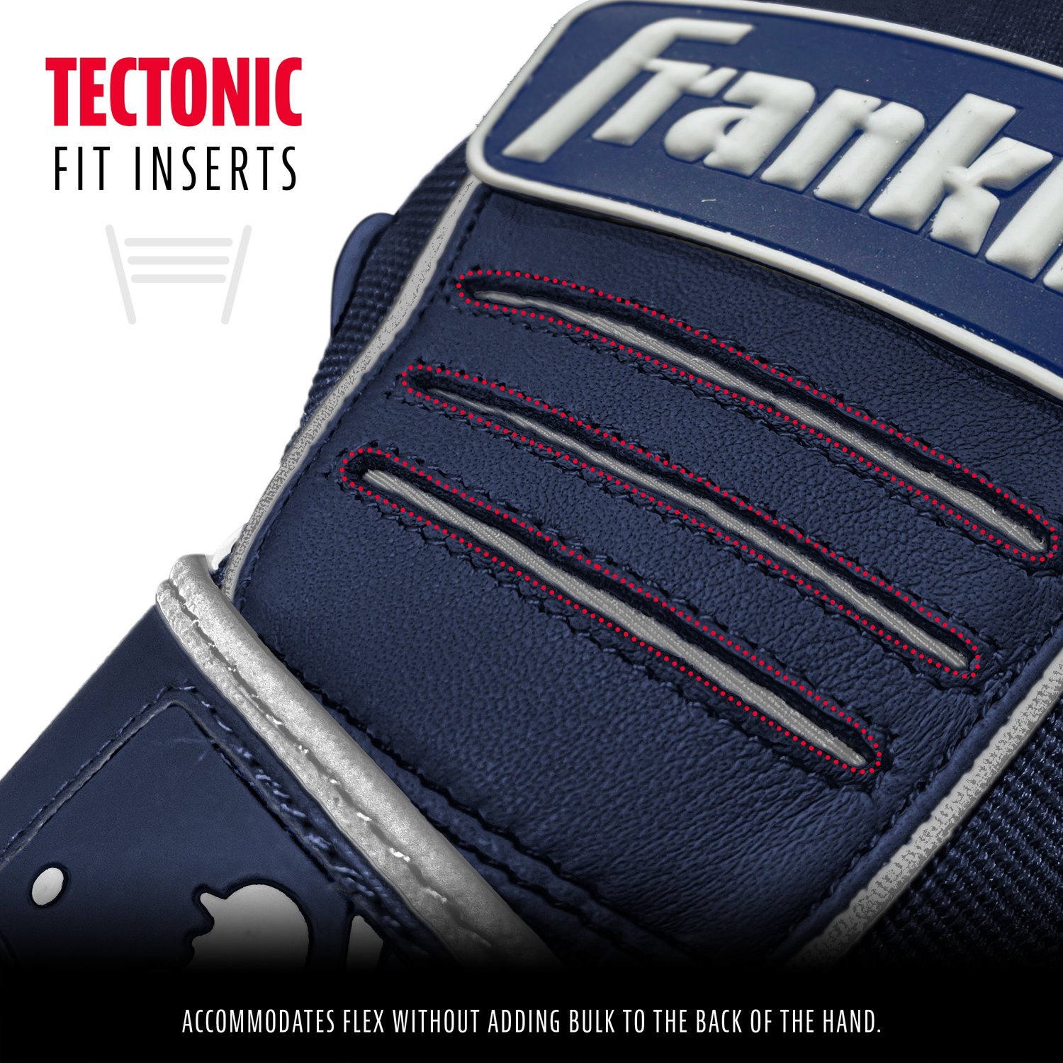 Franklin Youth CFX Pro Batting Gloves                                                                                            - view number 3