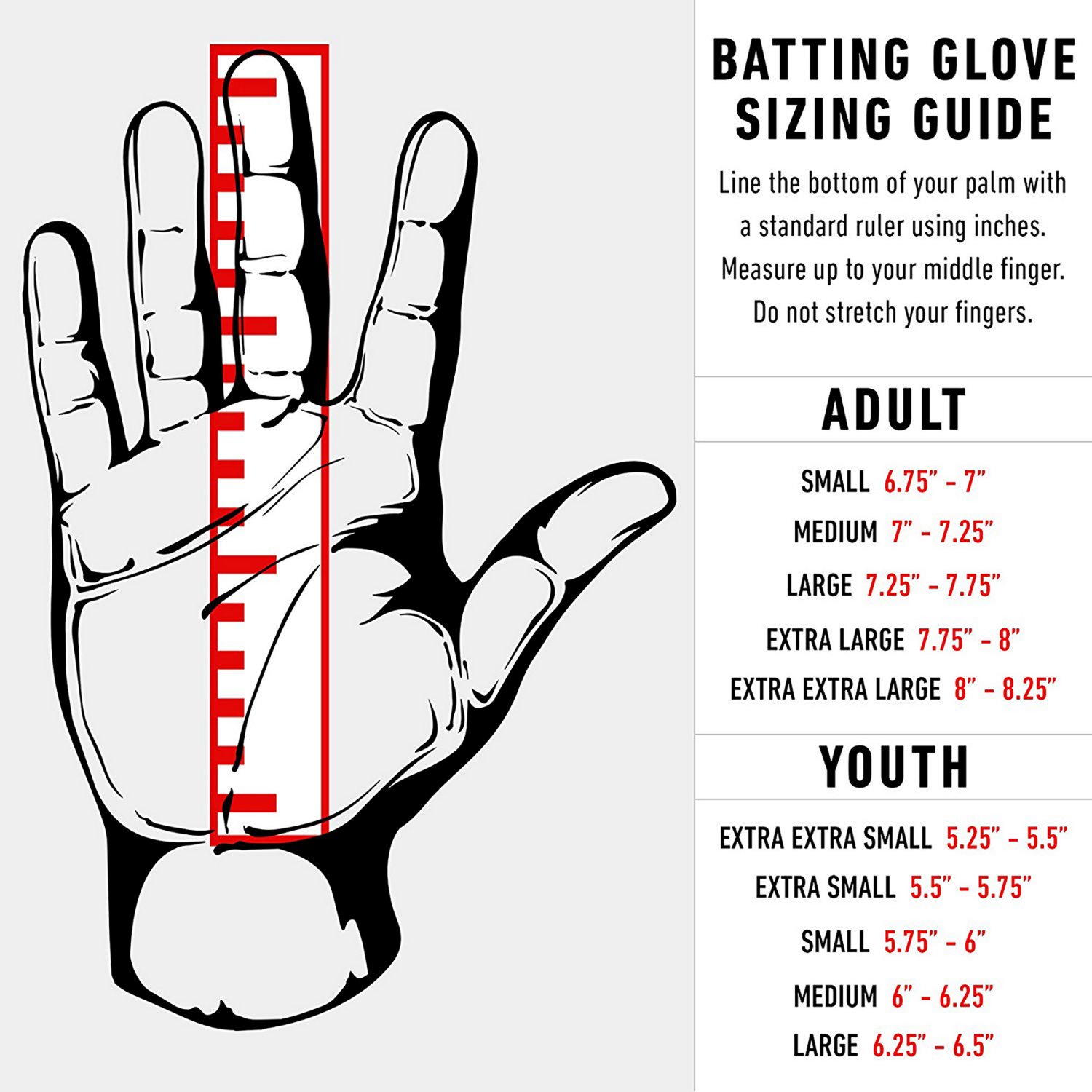Franklin Adults' Digitek Series Batting Gloves                                                                                   - view number 4