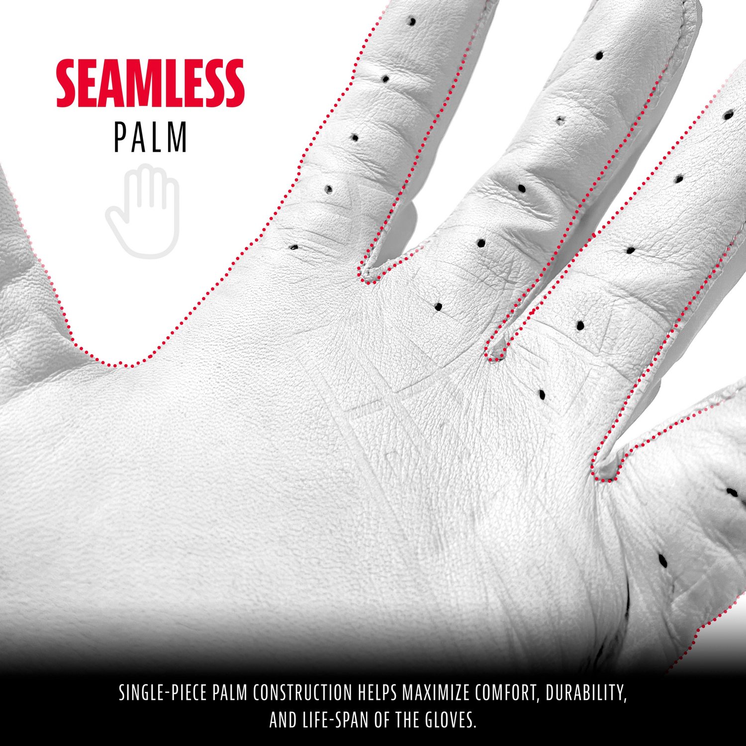 Franklin Adults' Powerstrap Batting Gloves - view number 4