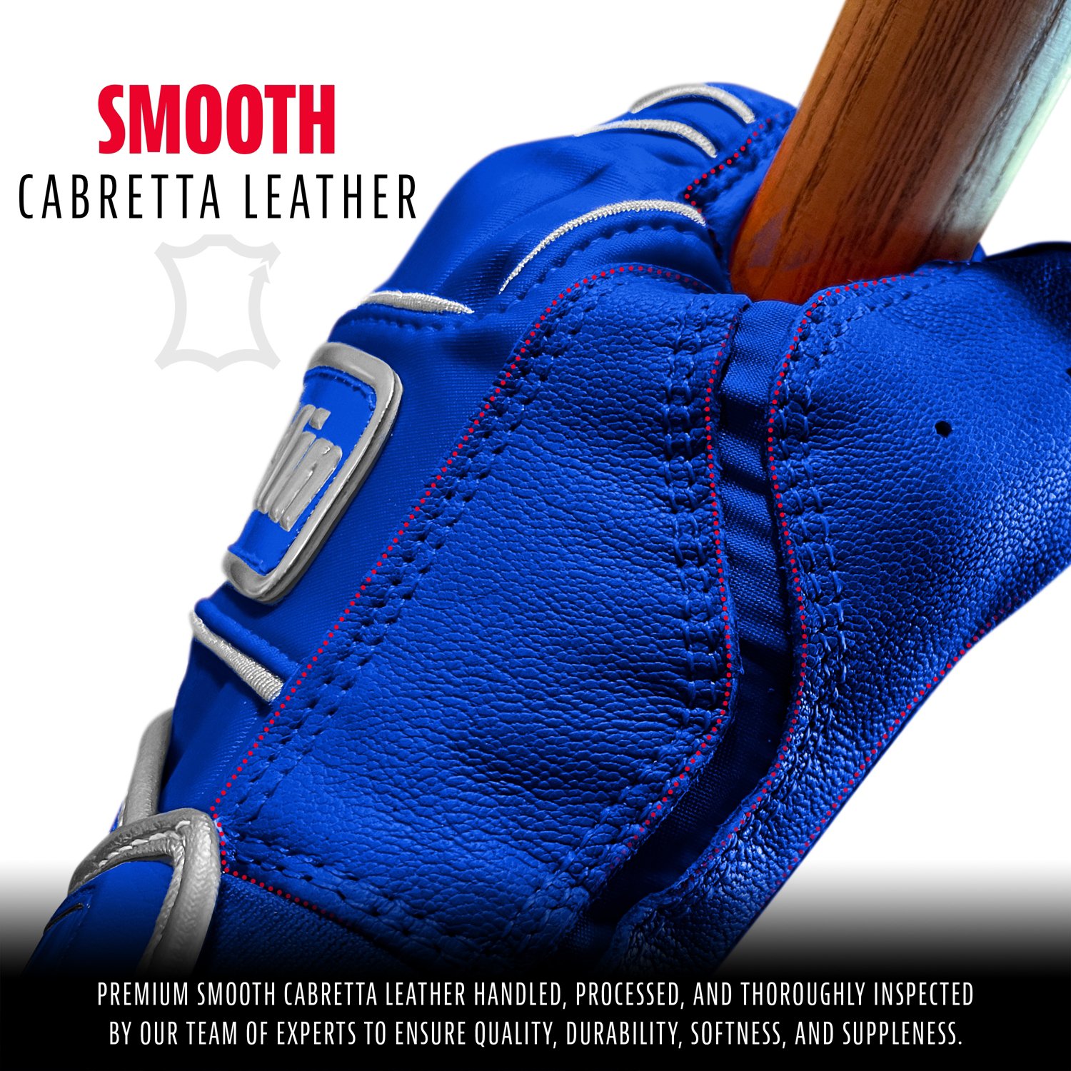 Franklin Men's Powerstrap Chrome Batting Gloves - view number 2