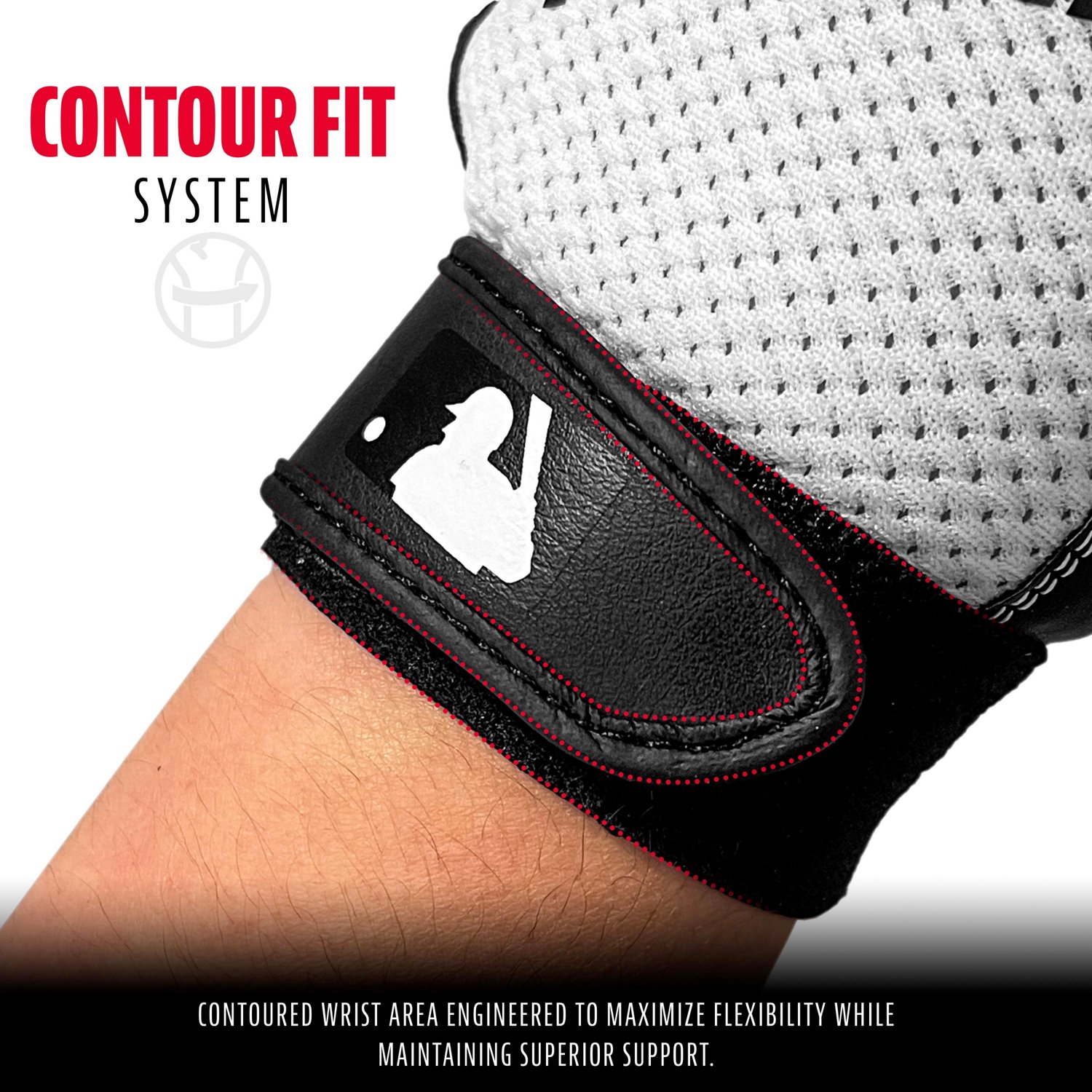 Franklin Boys' T-ball Flex Batting Gloves                                                                                        - view number 4