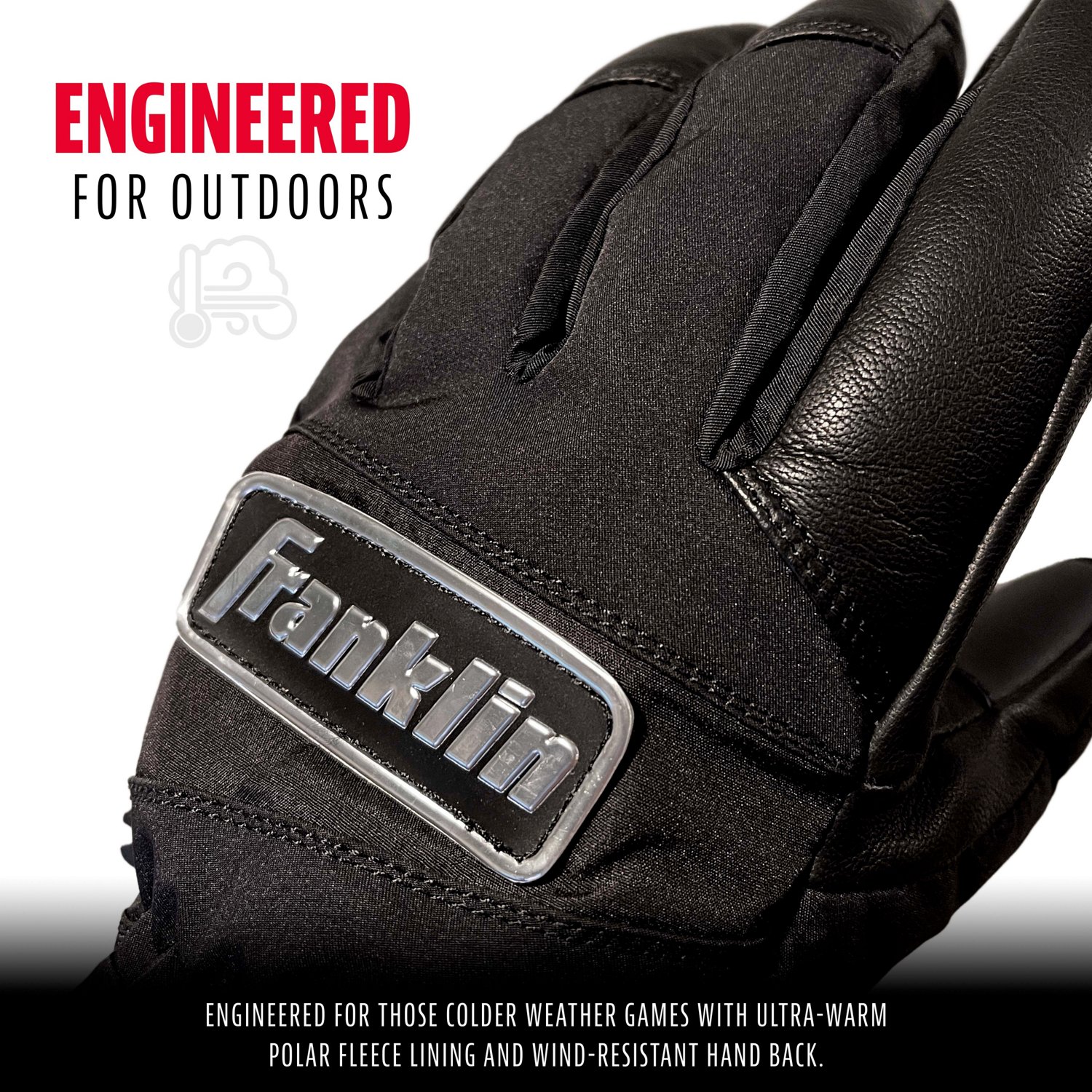 Franklin Adults' COLDMAX Outdoors Winter Gloves                                                                                  - view number 3