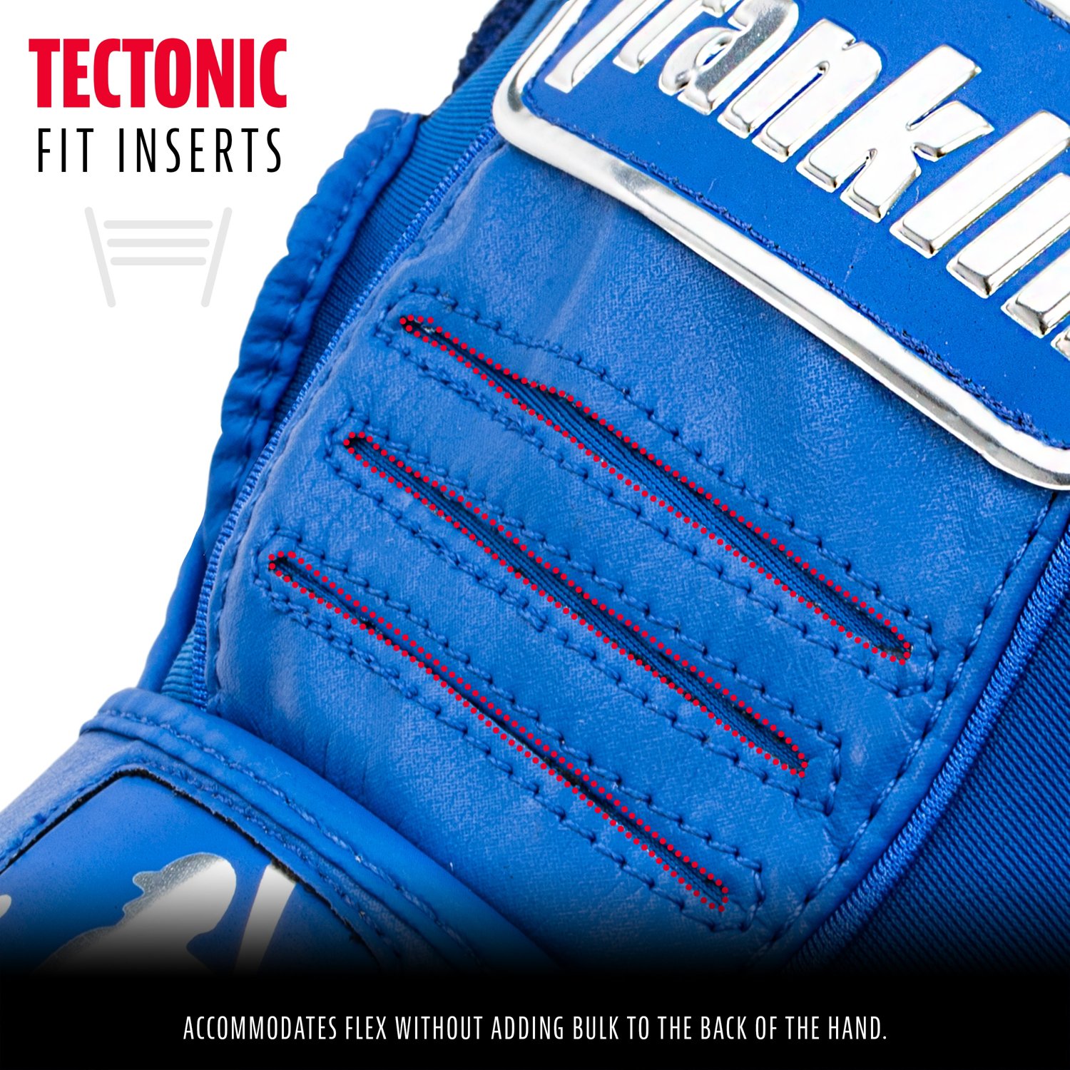 Franklin Youth CFX Pro Chrome Batting Gloves                                                                                     - view number 3