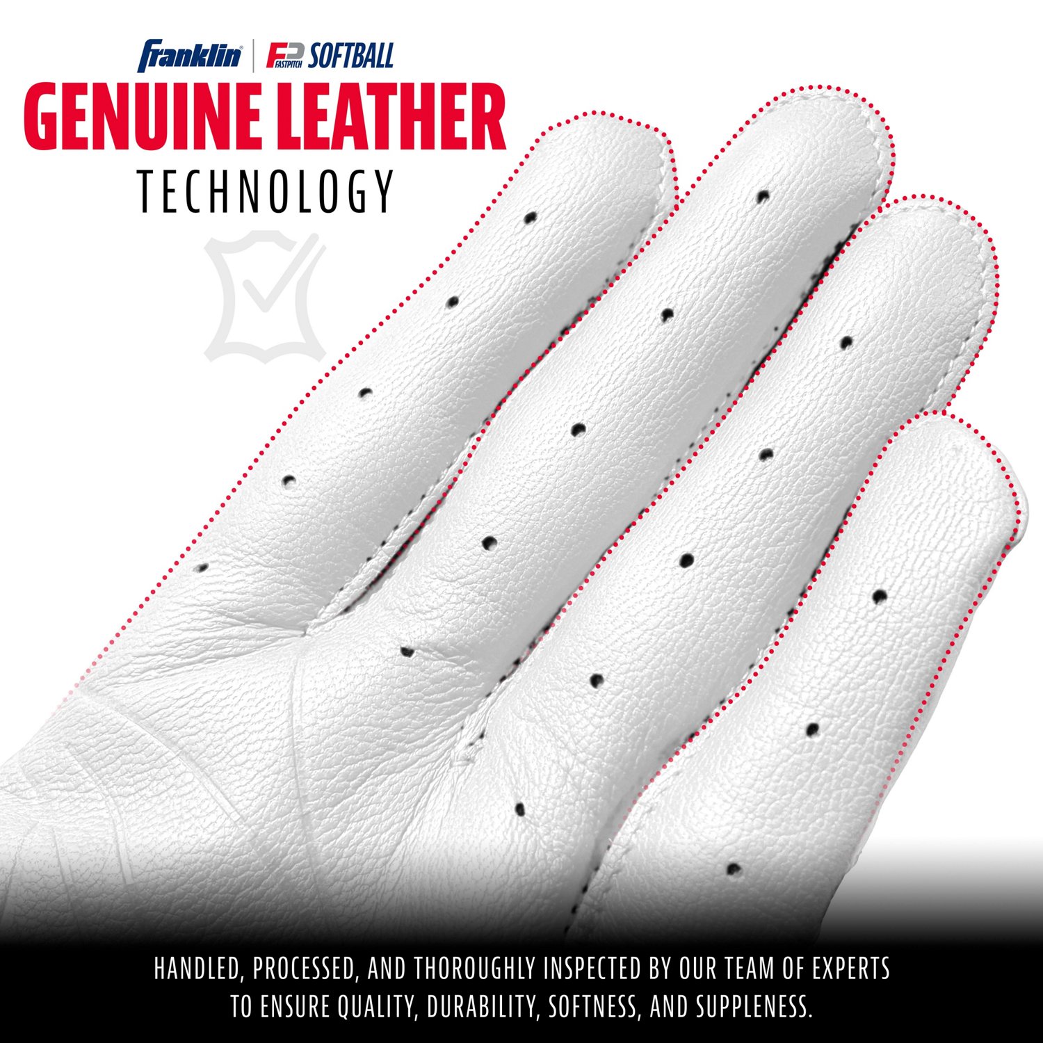 Franklin Youth CFX FP Softball Batting Gloves - view number 3