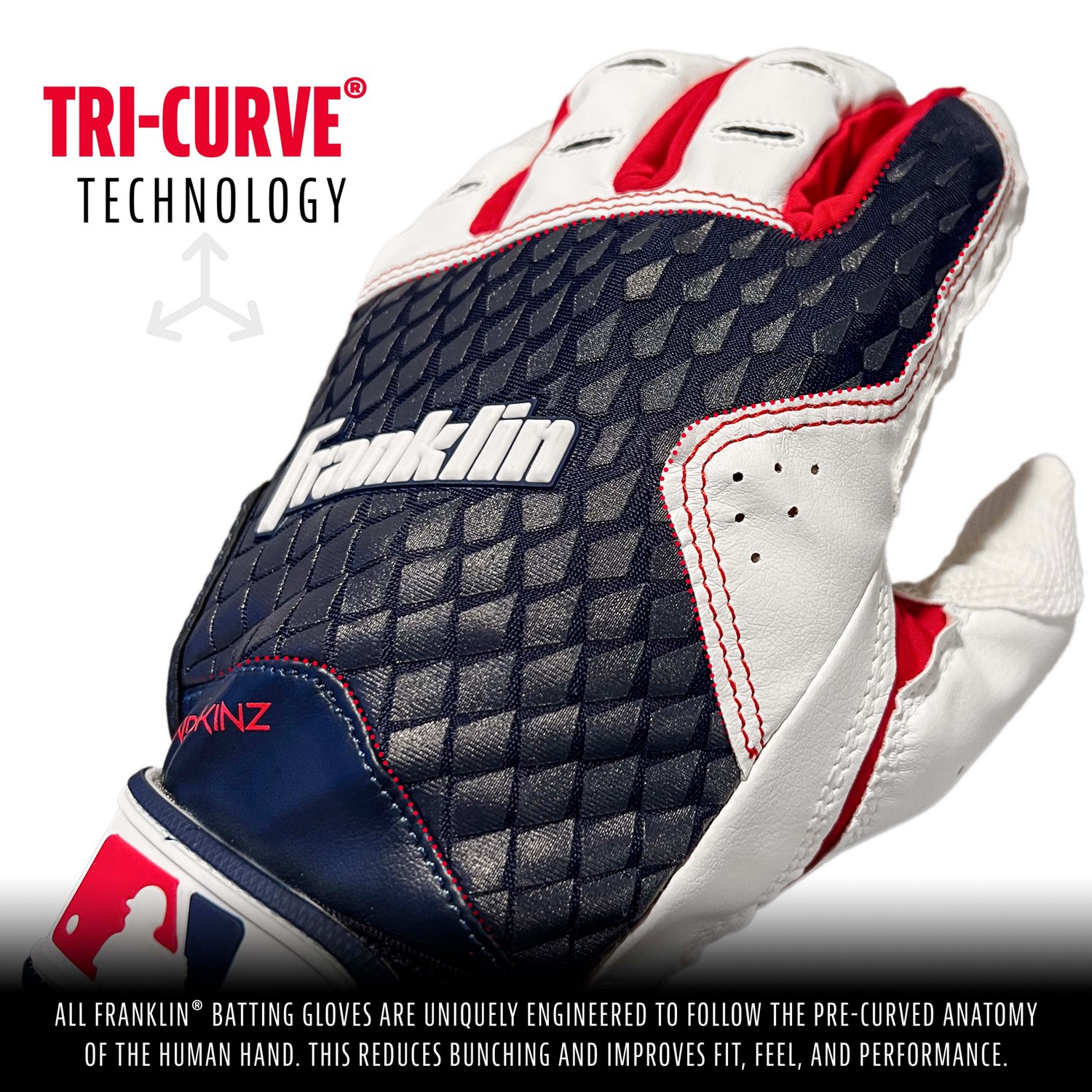 Franklin Youth 2nd-Skinz Batting Gloves - view number 4