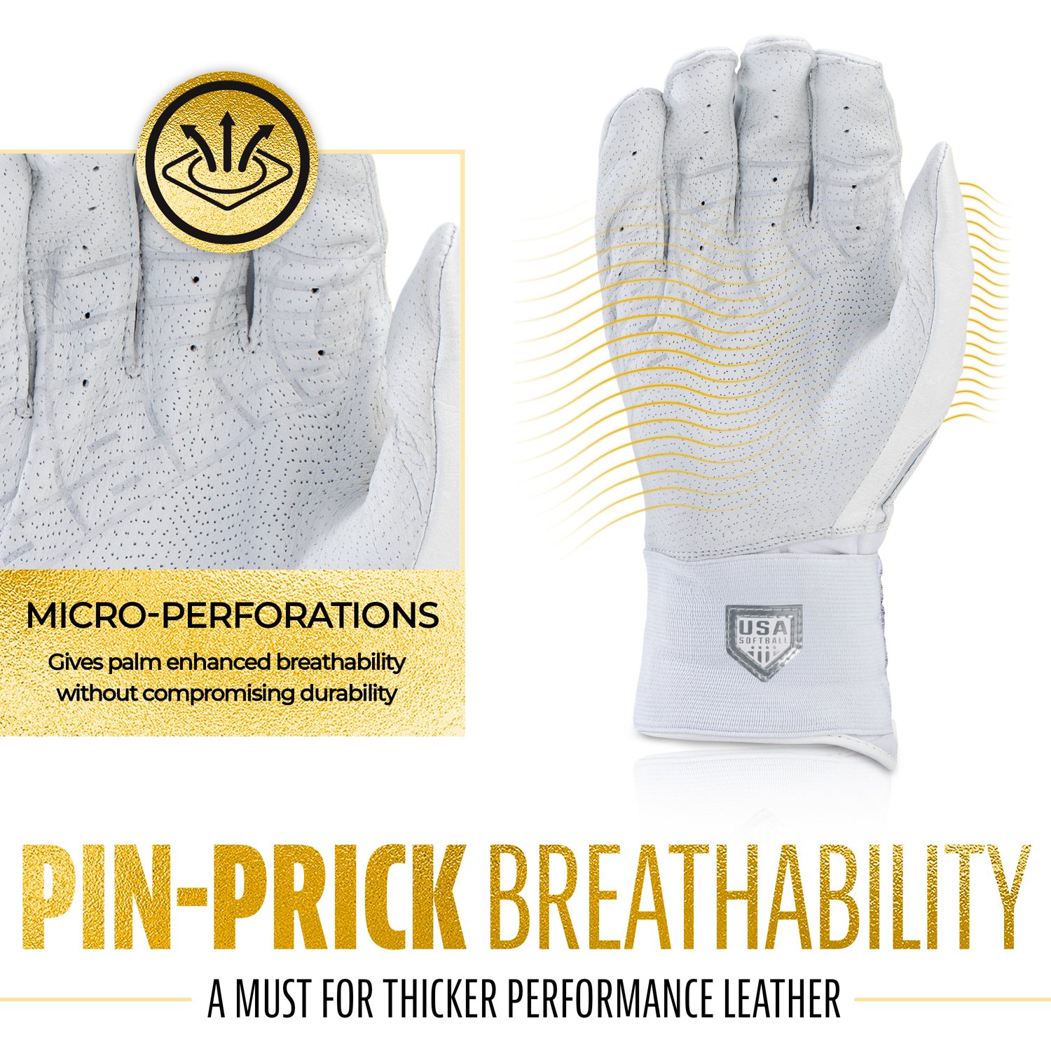 Franklin Women's Infinite Wrap Fastpitch Batting Gloves                                                                          - view number 2