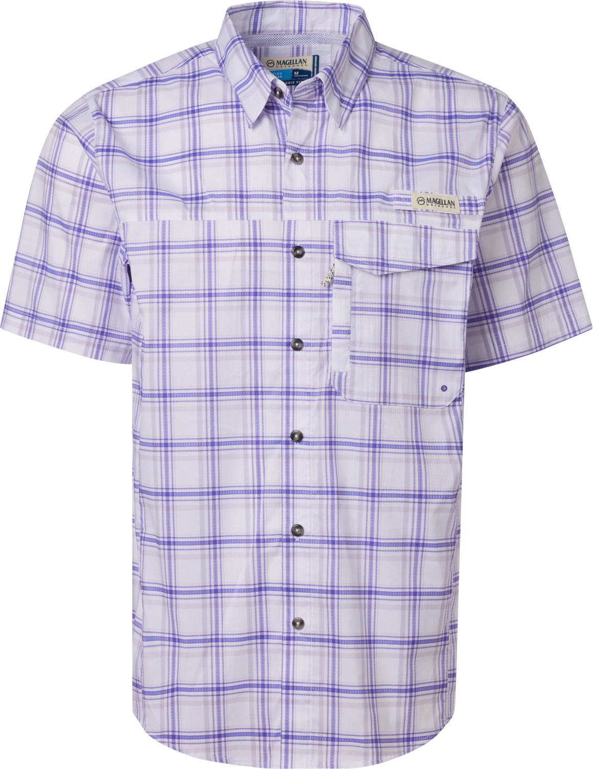 Magellan Outdoors Men's Caddo Lake Plaid Fishing Button-Down Shirt - view number 3