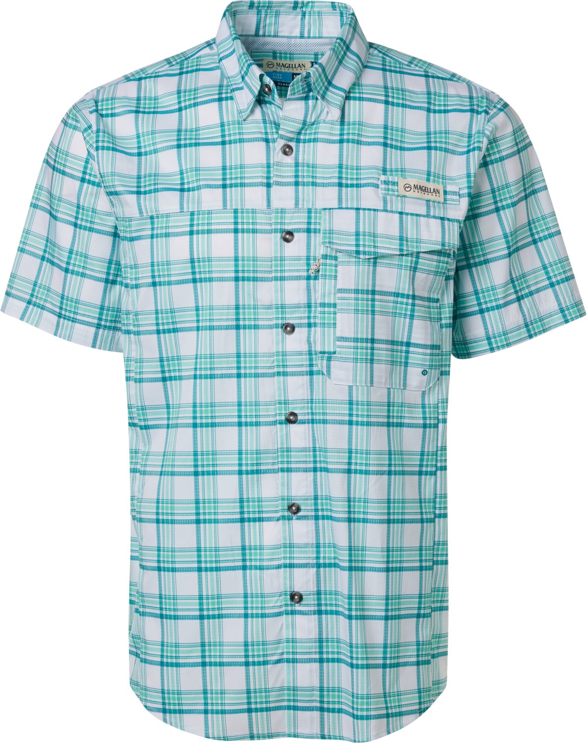 Magellan Outdoors Men's Caddo Lake Plaid Fishing Button-Down Shirt - view number 5