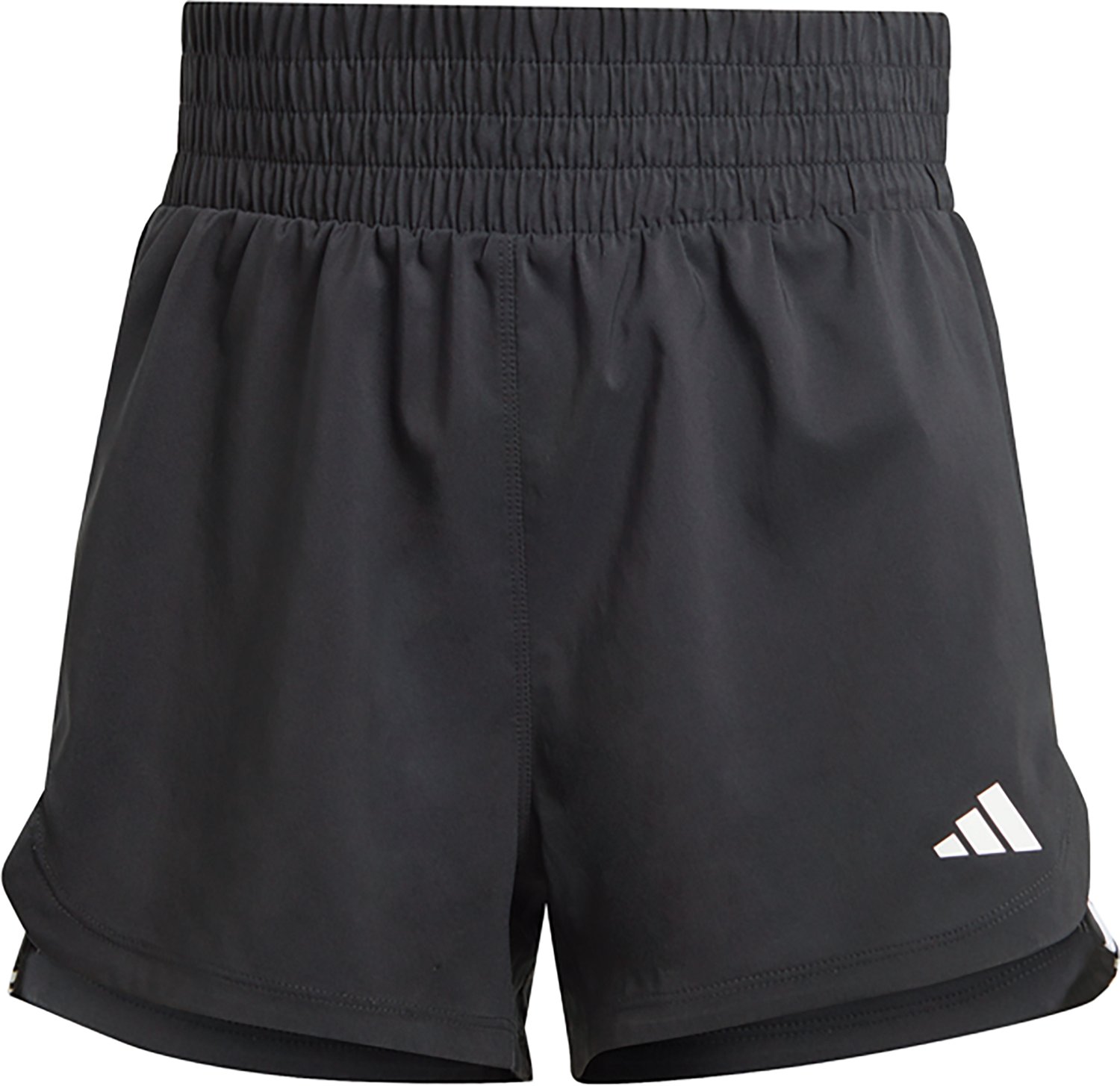 adidas Women's Pacer 3-Stripes Woven High Training Shorts 3 in - view number 8
