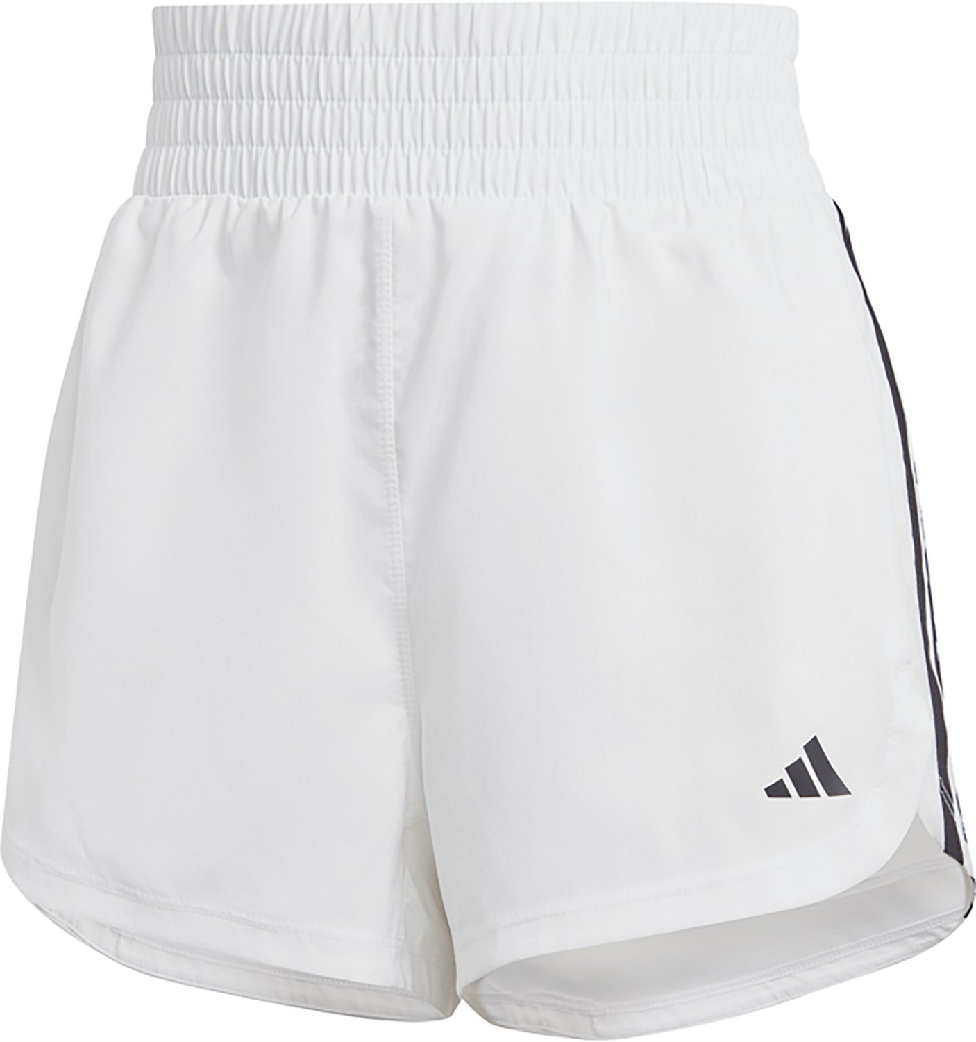 adidas Women's Pacer 3-Stripes Woven High Training Shorts 3 in - view number 8