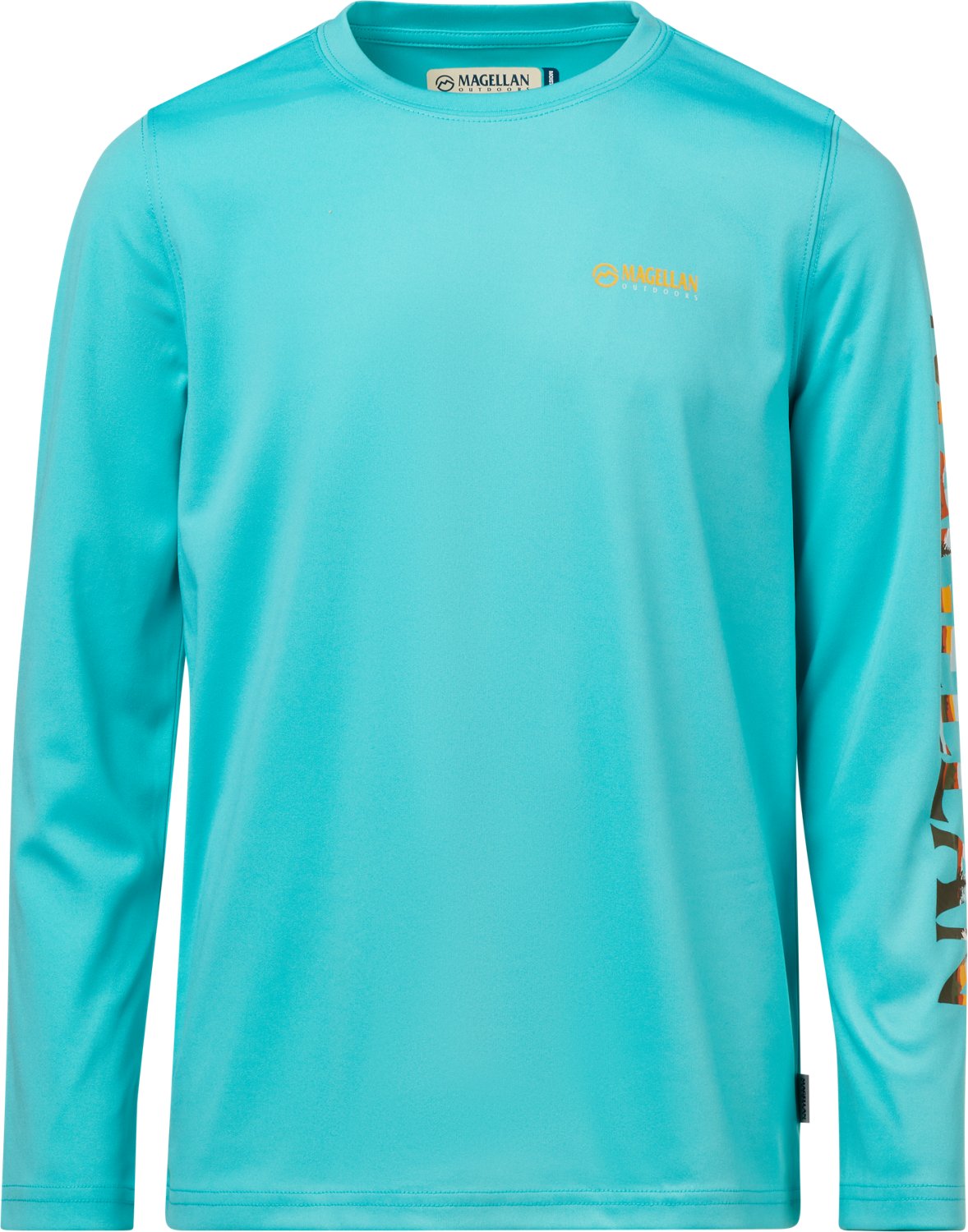 Magellan Outdoors Boys' Casting Crew Print Logo Fishing T-shirt