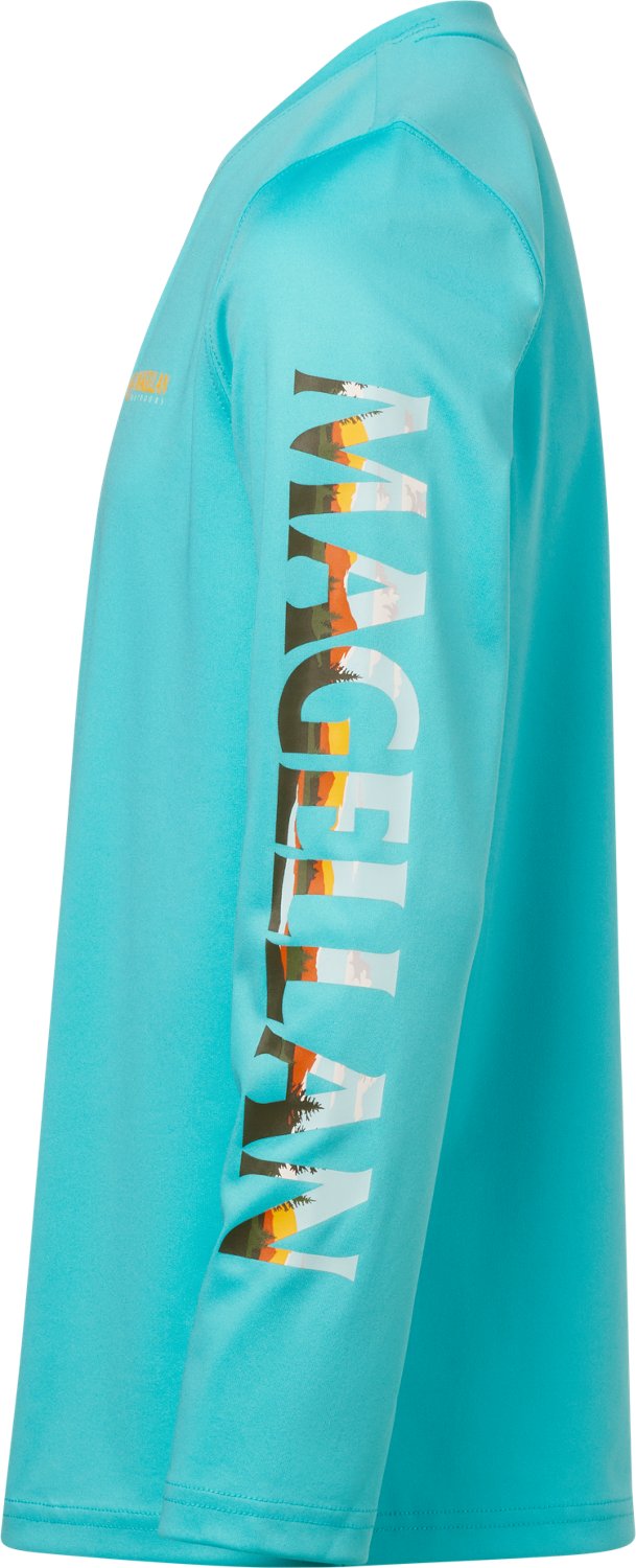 Magellan Outdoors Boys' Casting Crew Print Logo Fishing T-shirt - view number 5
