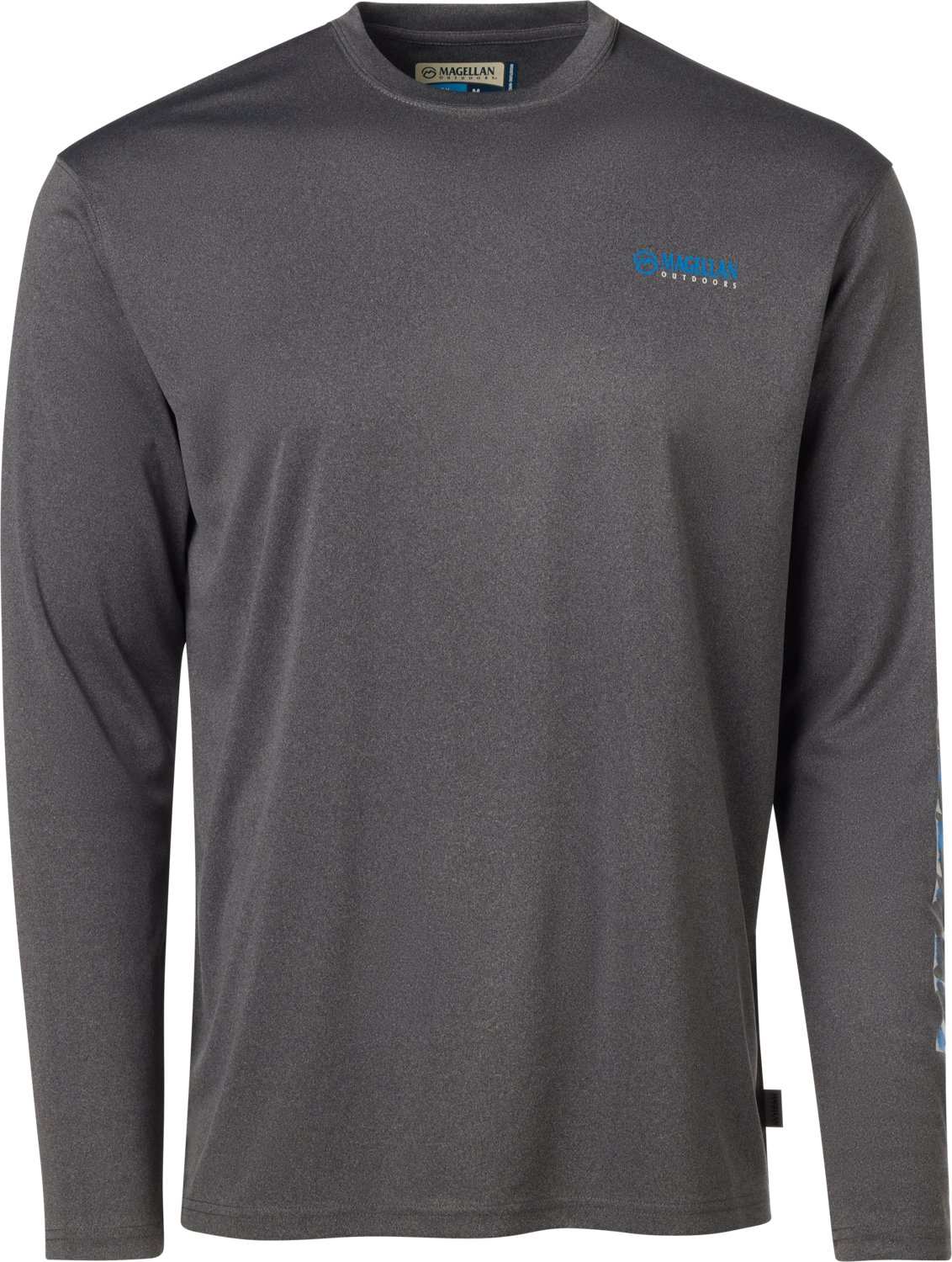 Magellan Outdoors Men's Casting Crew Long Sleeve T-shirt                                                                         - view number 3