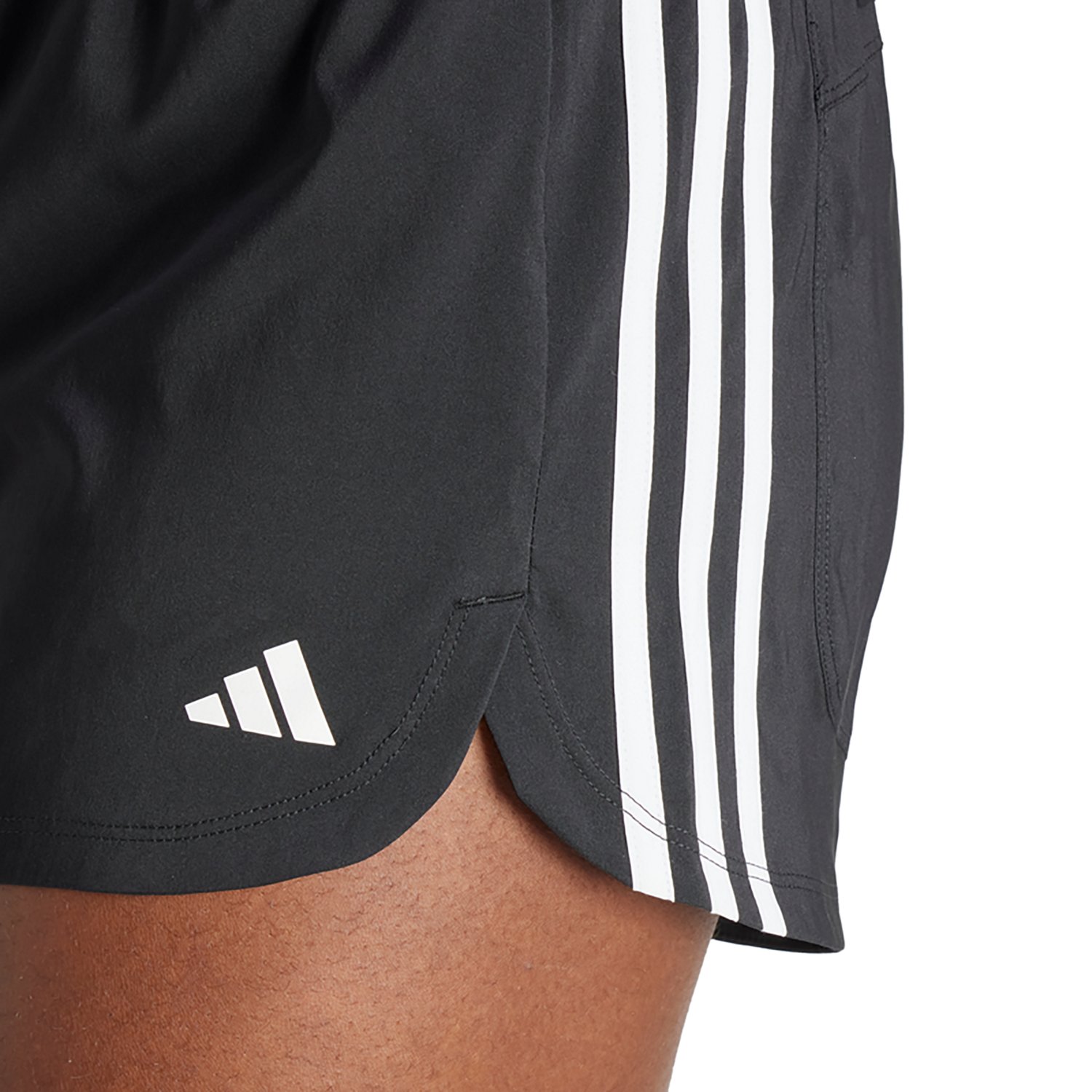 adidas Women's Pacer 3-Stripes Woven High Training Shorts 3
