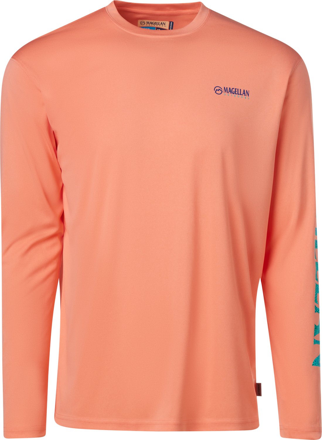 Magellan Outdoors Men's Casting Crew Long Sleeve T-shirt                                                                         - view number 3