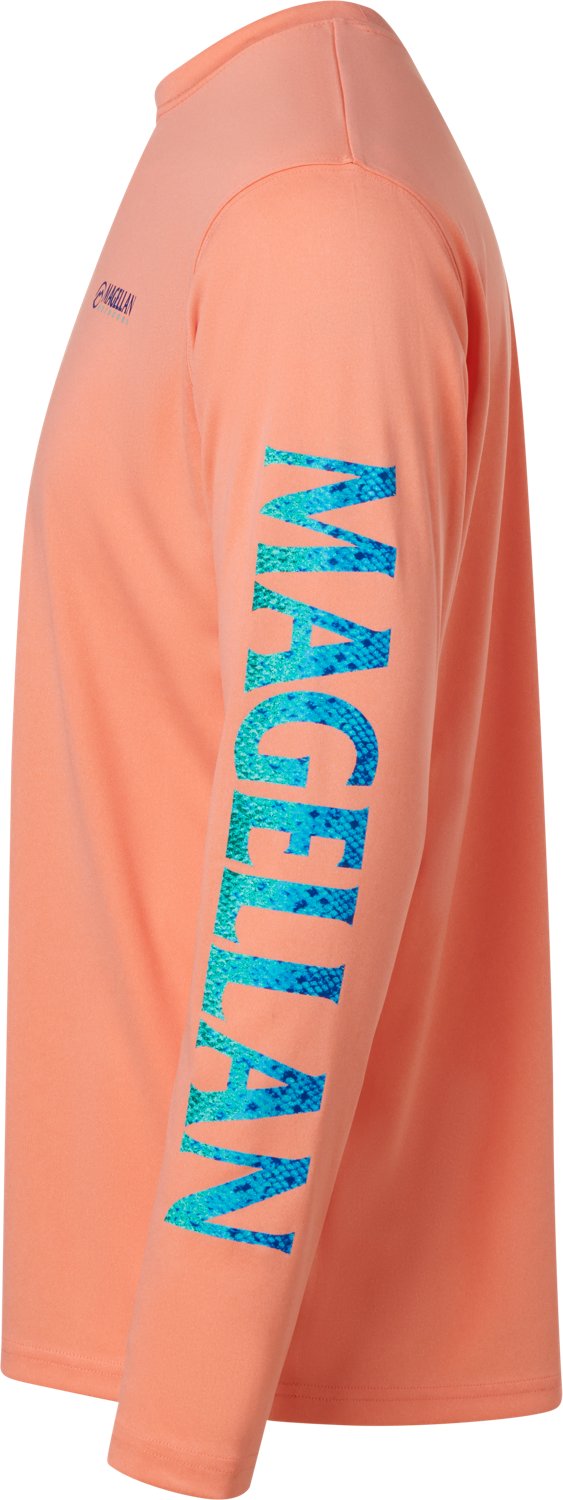 Magellan Outdoors Men's Casting Crew Long Sleeve T-shirt                                                                         - view number 5