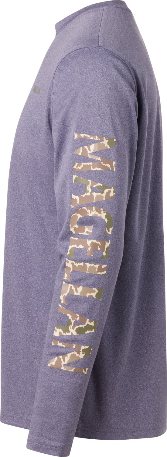 Magellan Outdoors Men's Casting Crew Long Sleeve T-shirt                                                                         - view number 7