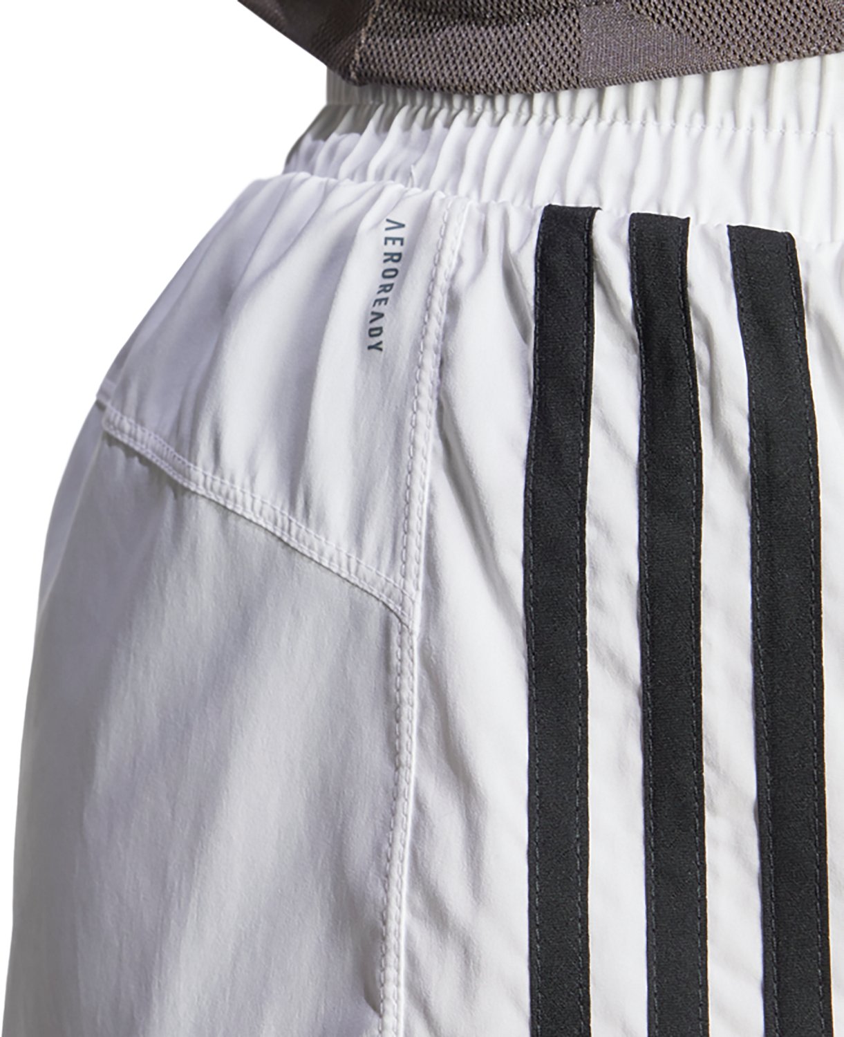 adidas Women's Pacer 3-Stripes Woven High Training Shorts 3 in - view number 7