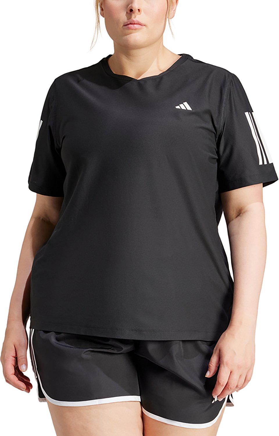 adidas Women's Own the Run Plus Size T-shirt - view number 3