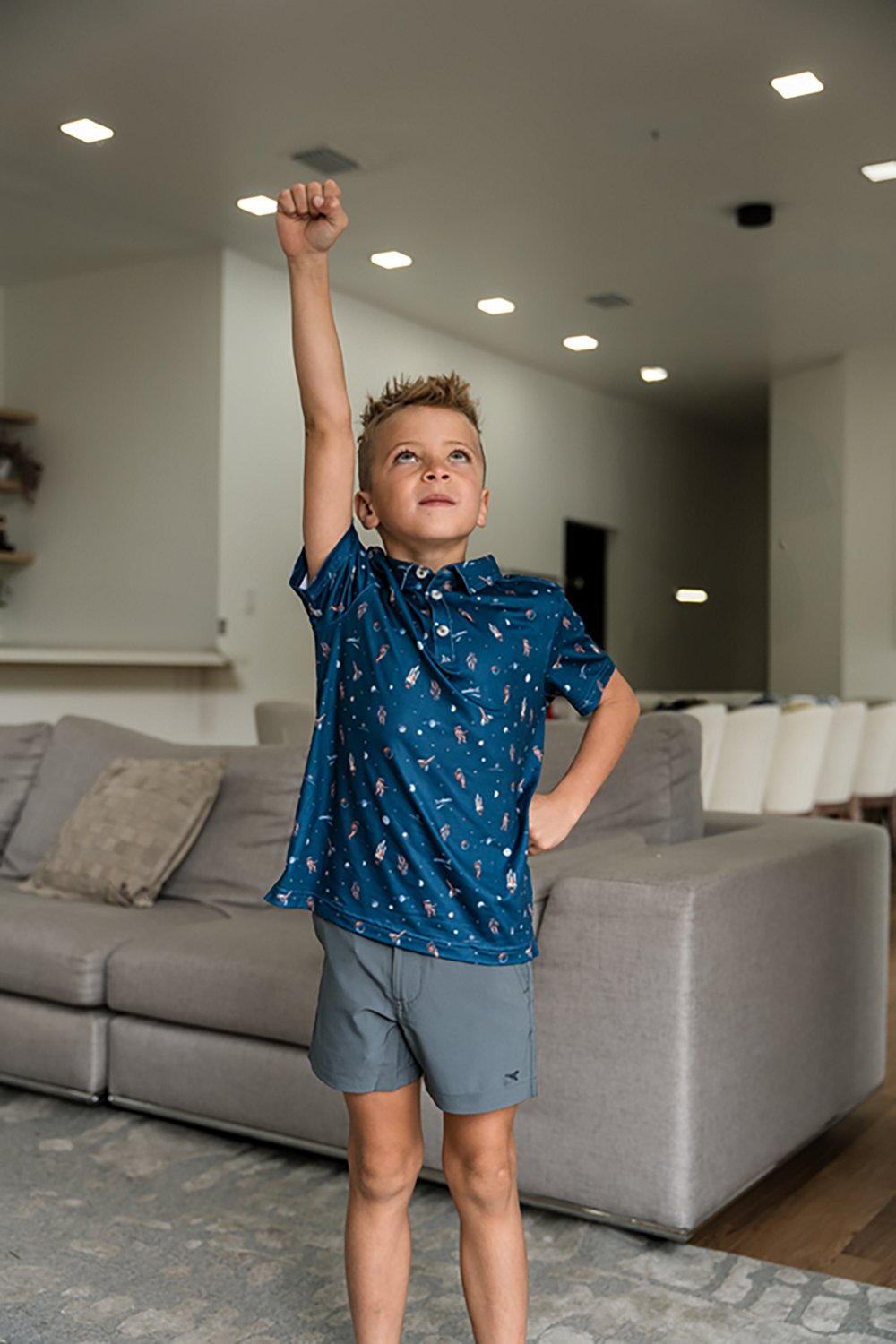 BURLEBO Boys' Performance Polo Shirt                                                                                             - view number 4