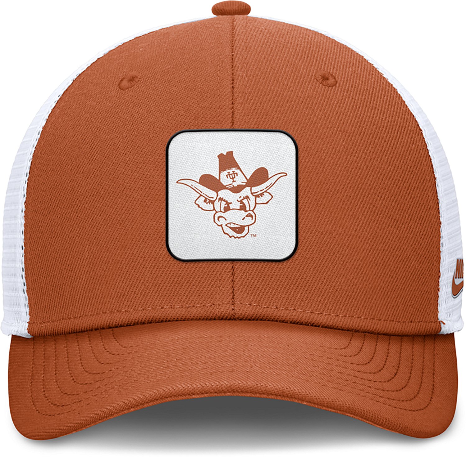 Nike Burnt /White Texas Longhorns Legacy Rise Mascot Trucker Adjustable Hat - view number 2