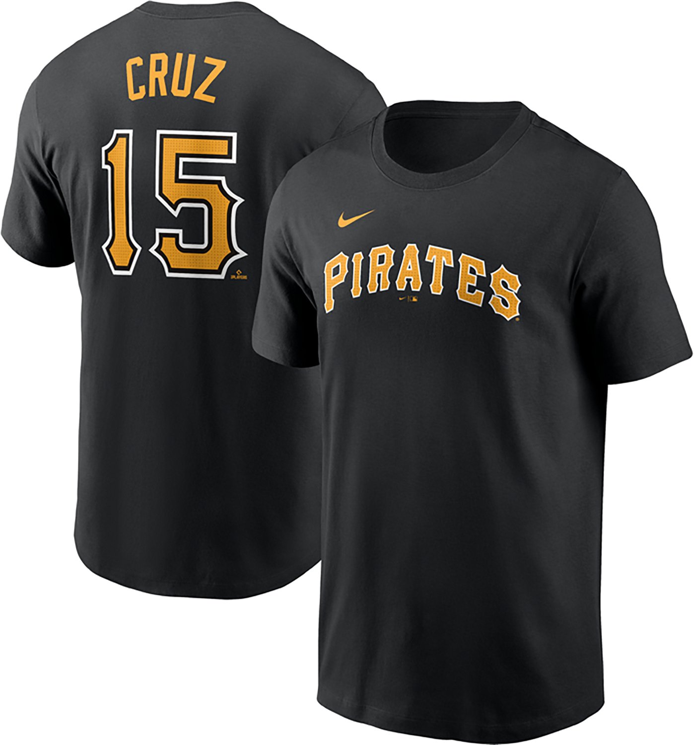 Nike Men's Pittsburgh Pirates Oneil Cruz Fuse N&N T-shirt - view number 2