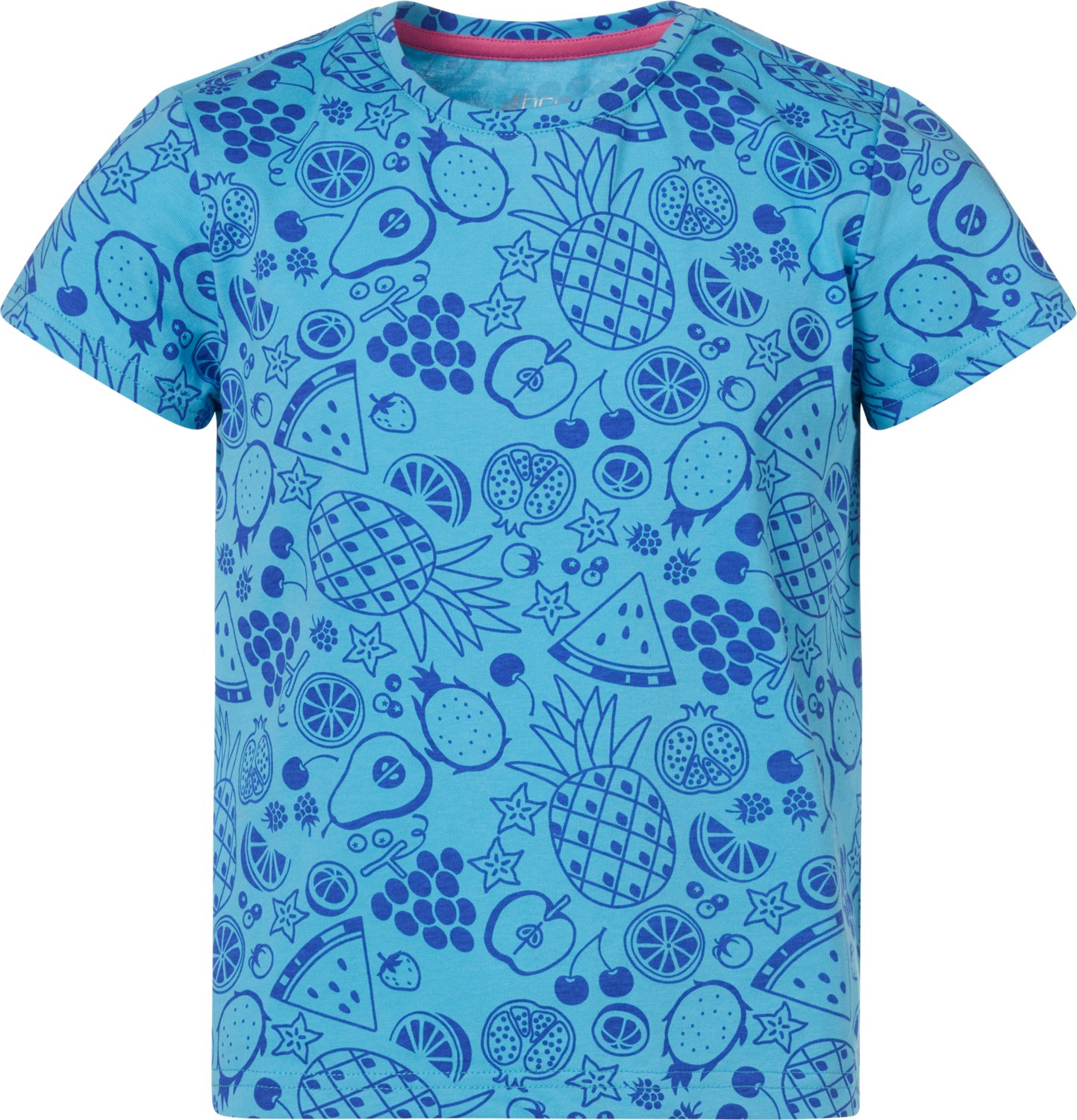 BCG Girls' Cotton Citrus AOP Graphic Short Sleeve T-shirt - view number 2