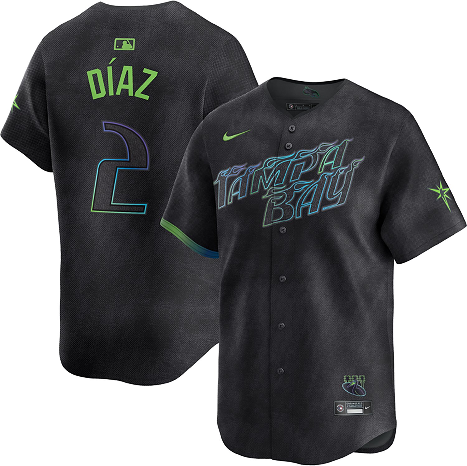 Nike Men's Rays Diaz City Connect Limited N&N Jersey - view number 3