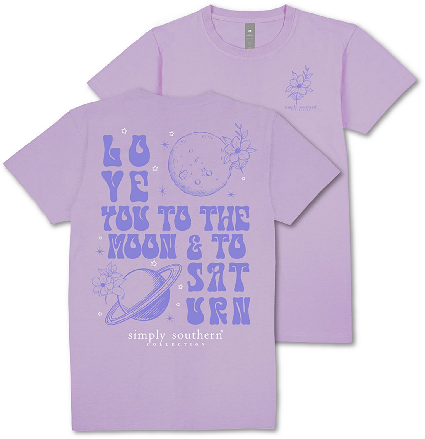 Simply Southern Girls' To Saturn Short Sleeve T-shirt - view number 4