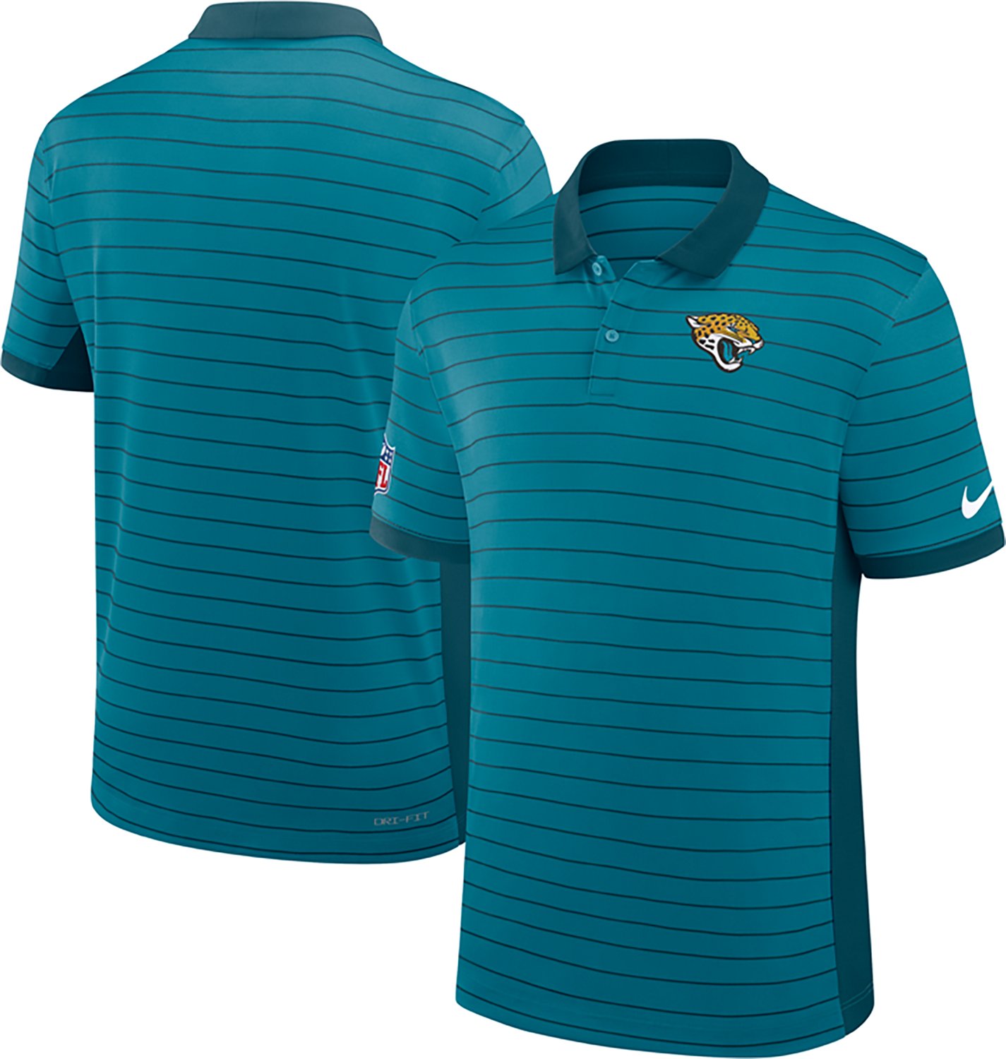 Nike Men's Jaguars DF Victory Stripe Polo Shirt - view number 3