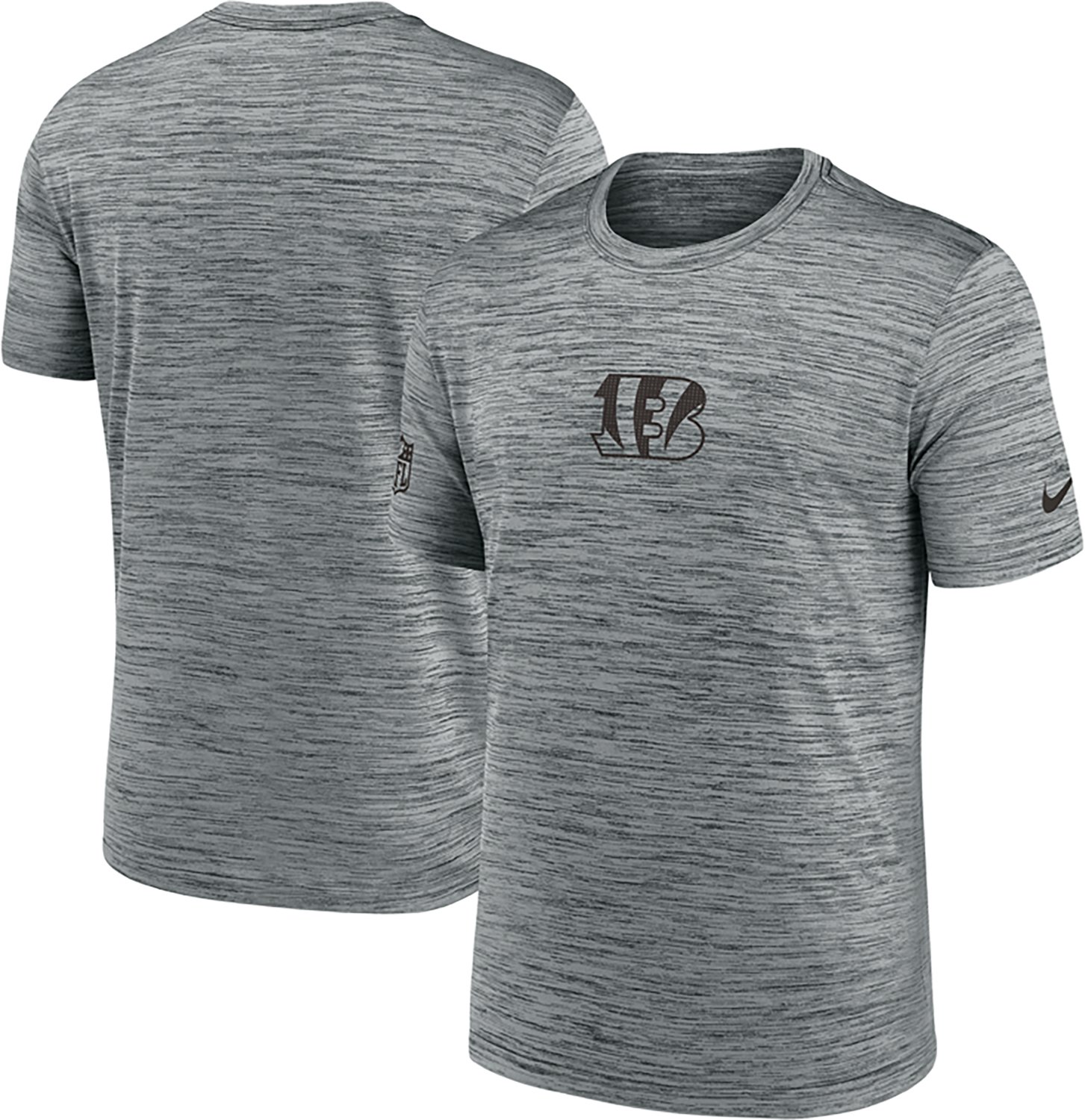 Nike Men's Bengals DF TM Issue Velocity Crew T-shirt - view number 3