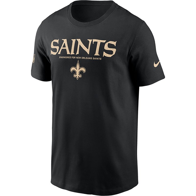 Nike Men's New Orleans Saints Dri-Fit Tm Issue Crew Short Sleeve T-Shirt-image