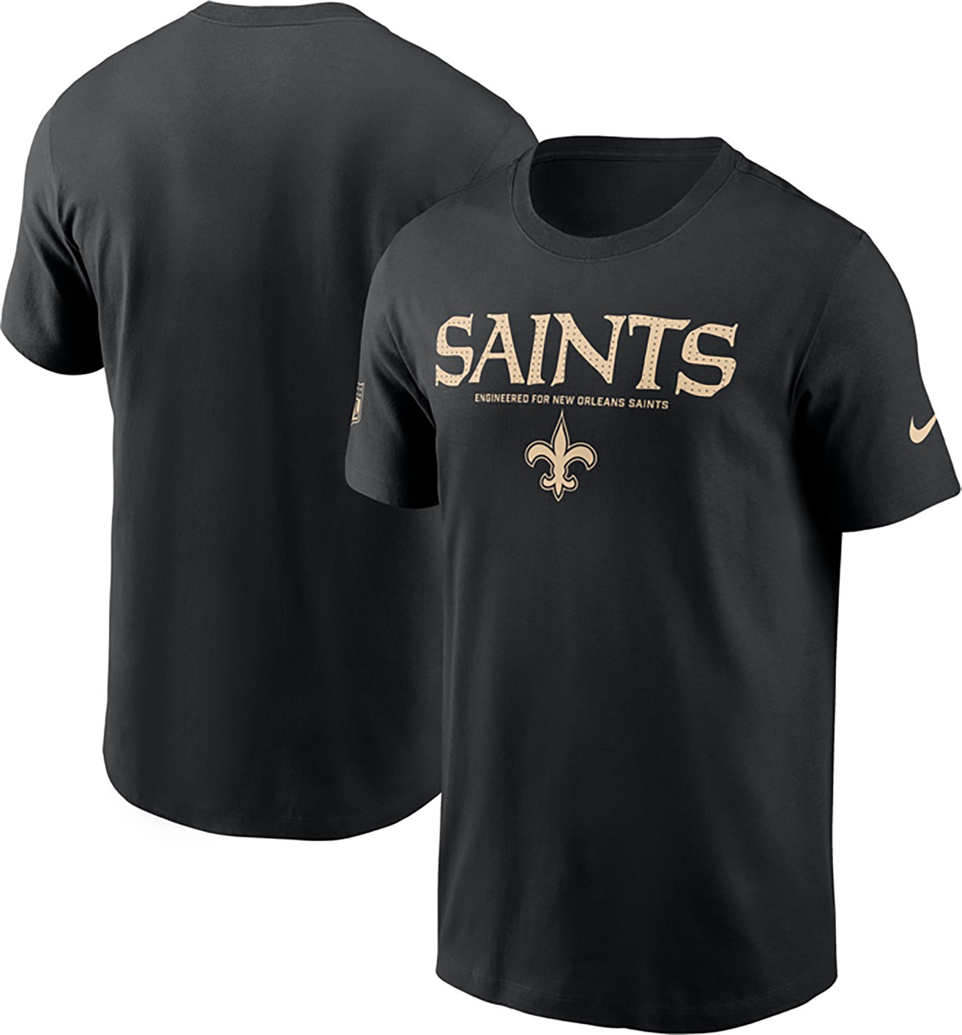 Nike Men's New Orleans Saints Dri-FIT TM Issue Crew Short Sleeve T-shirt - view number 3